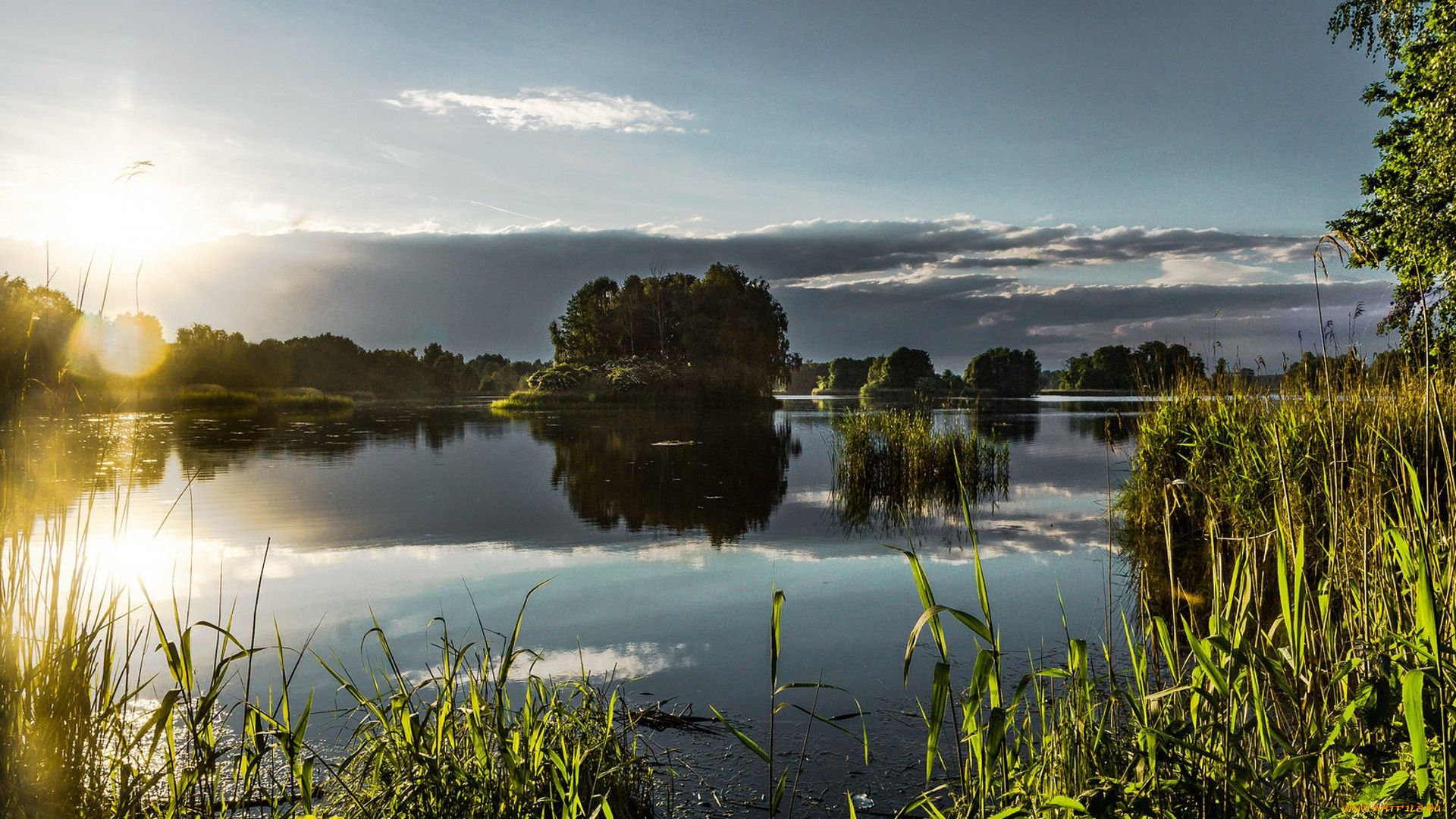 природа, реки, озера, простор