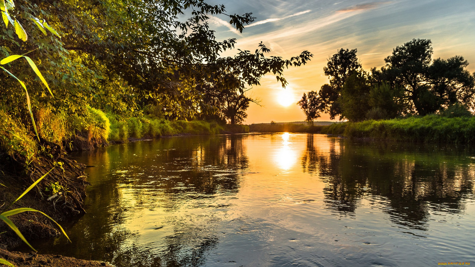 природа, реки, озера, простор