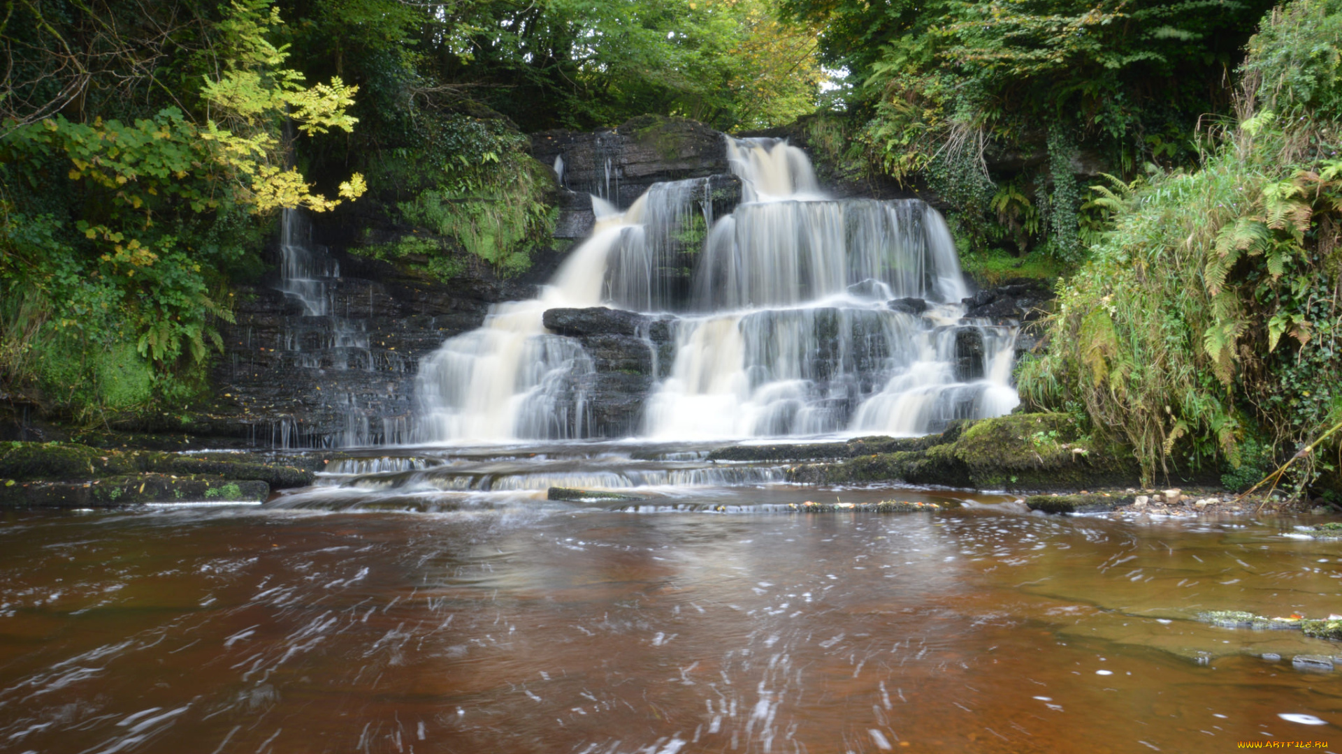 природа, водопады, простор