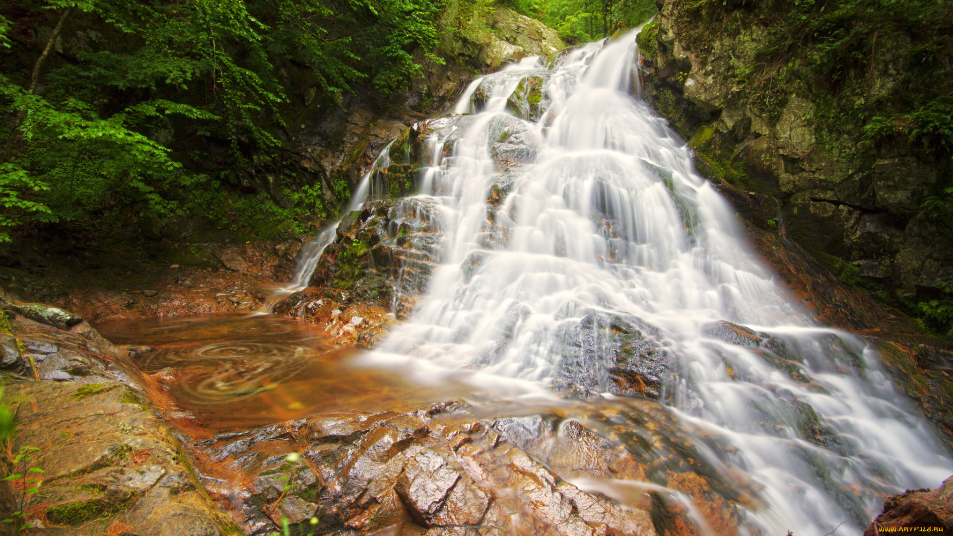 природа, водопады, простор