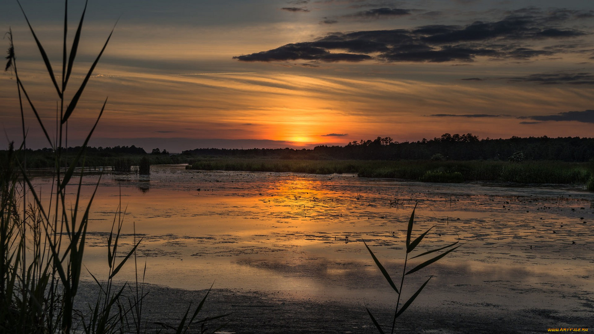 природа, восходы, закаты, простор