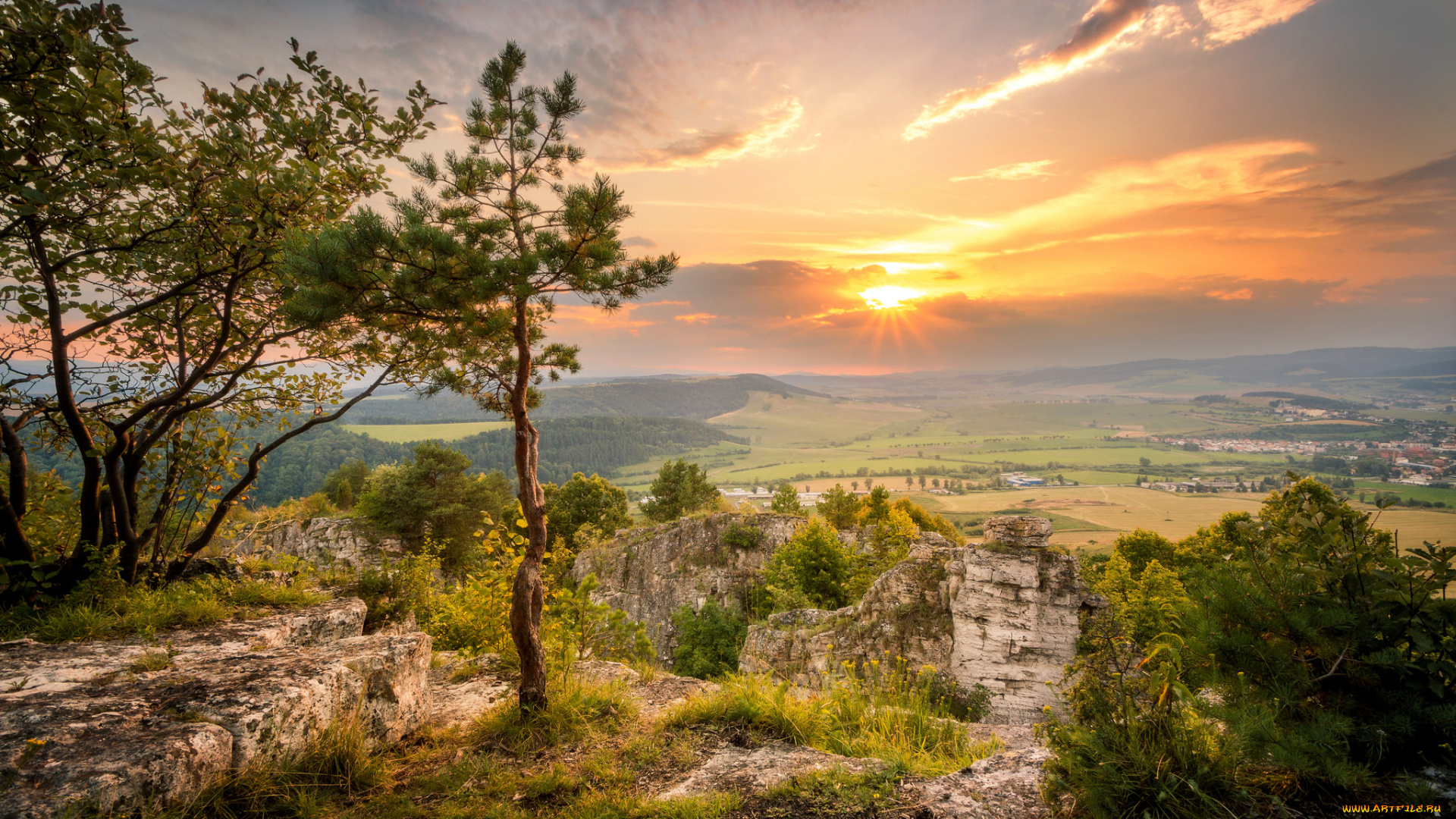 природа, восходы, закаты, простор