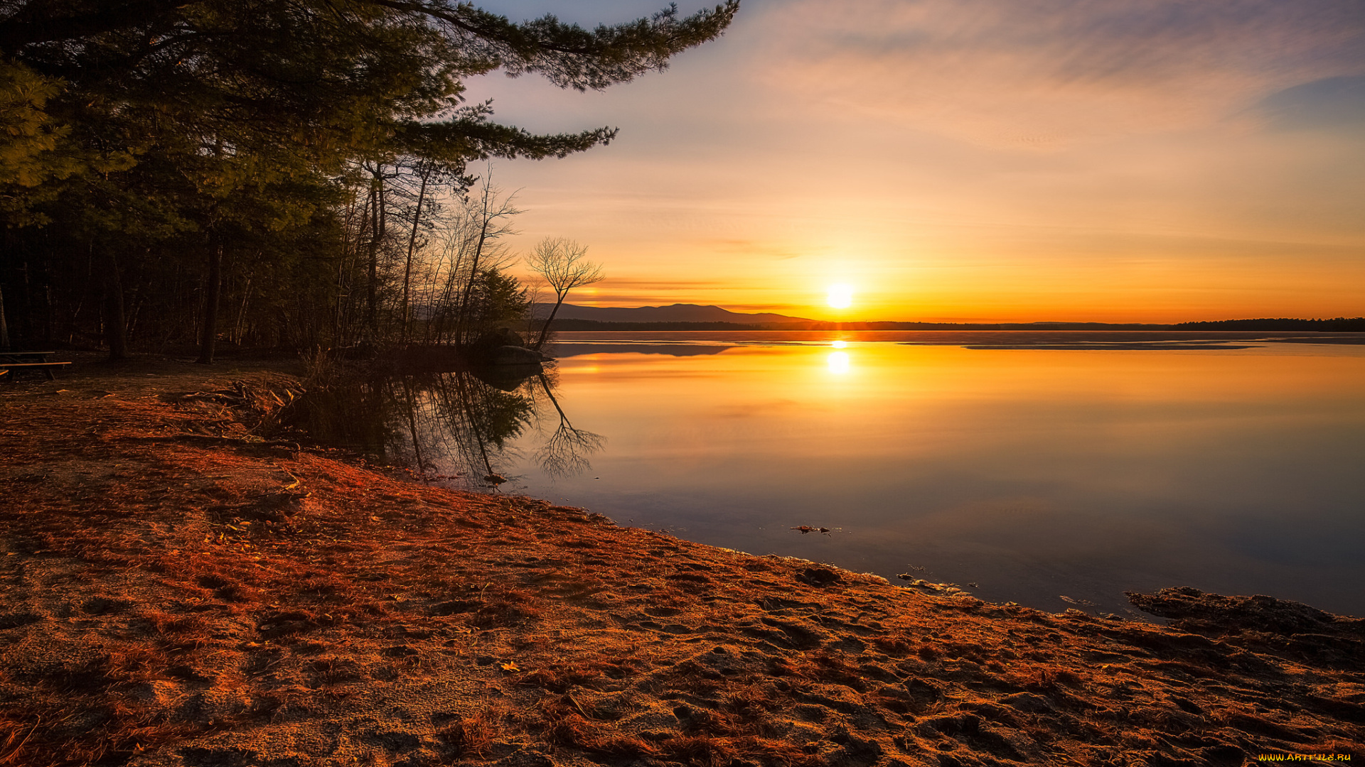 природа, восходы, закаты, простор