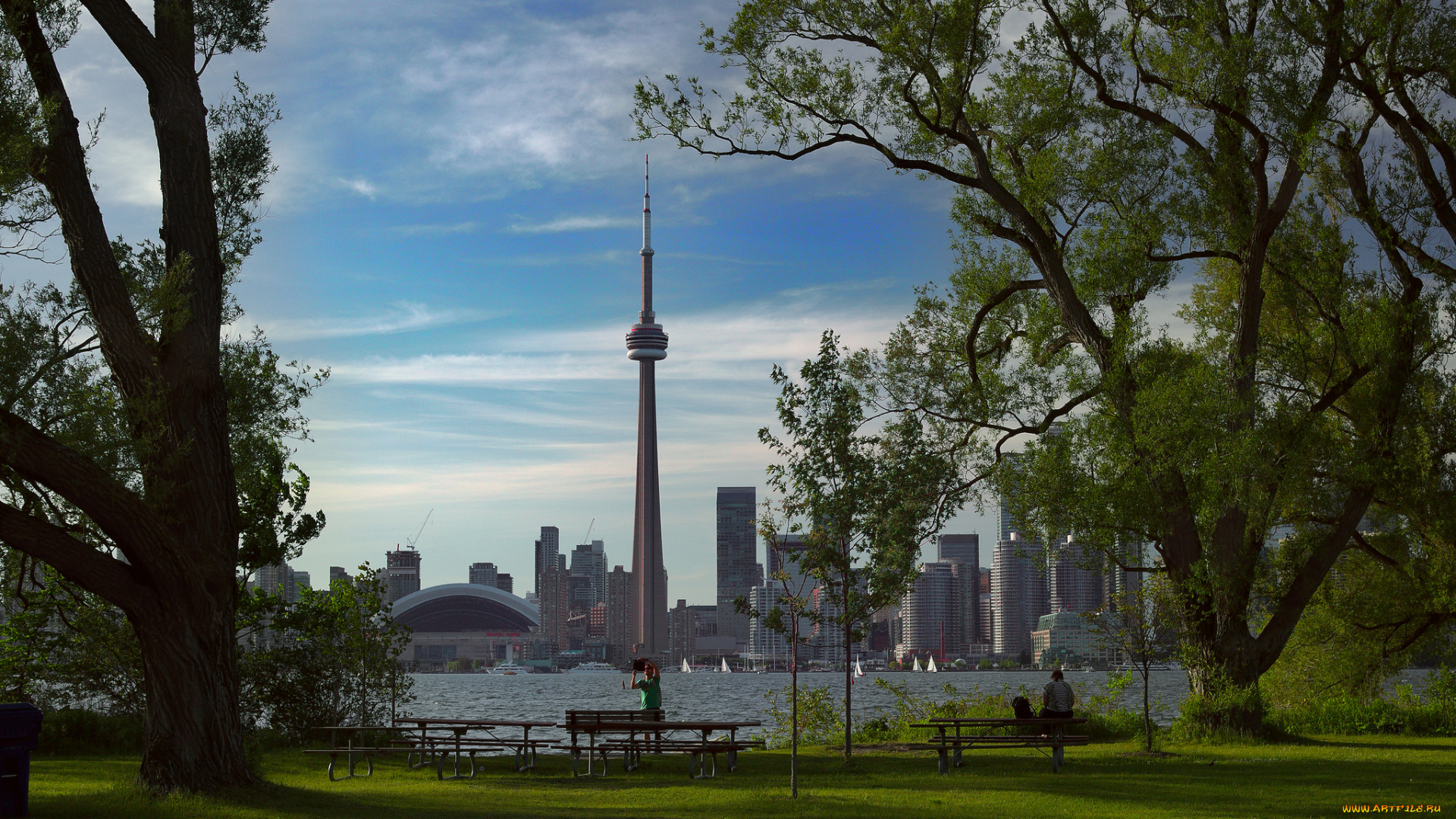 toronto, города, торонто, , канада, панорама