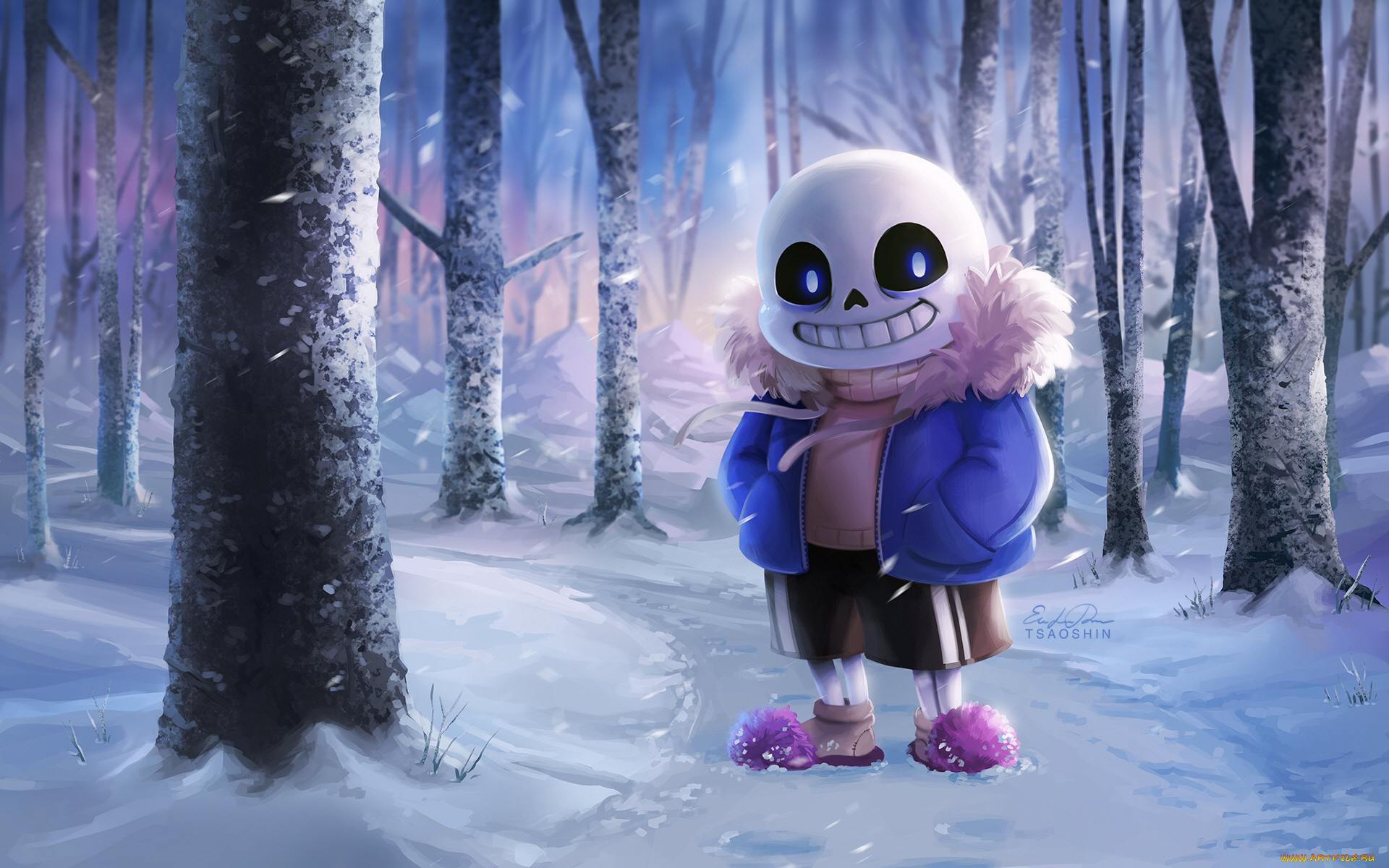 аниме, undertale, sans