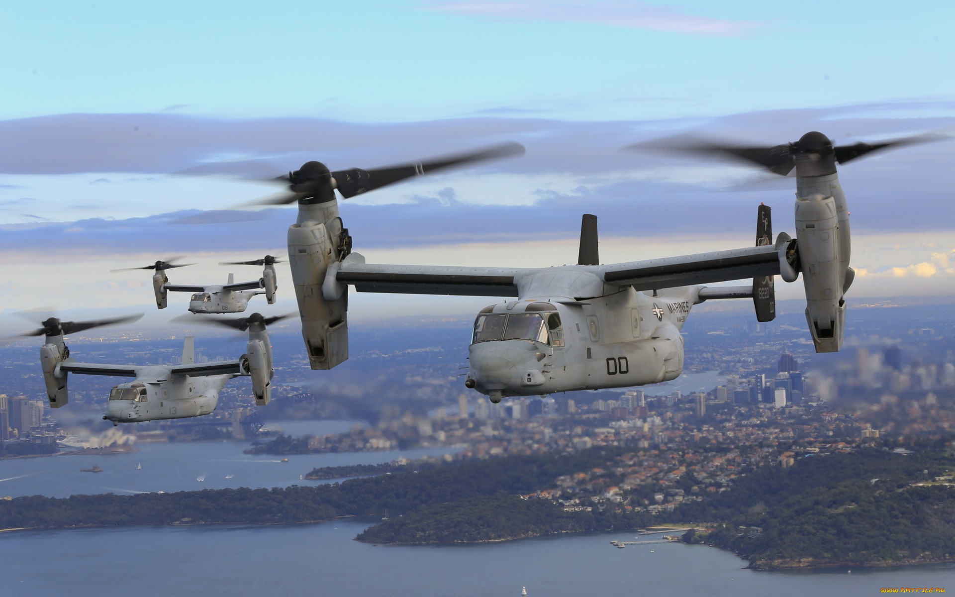 авиация, другое, полет, конвертопланы, mv-22b, osprey