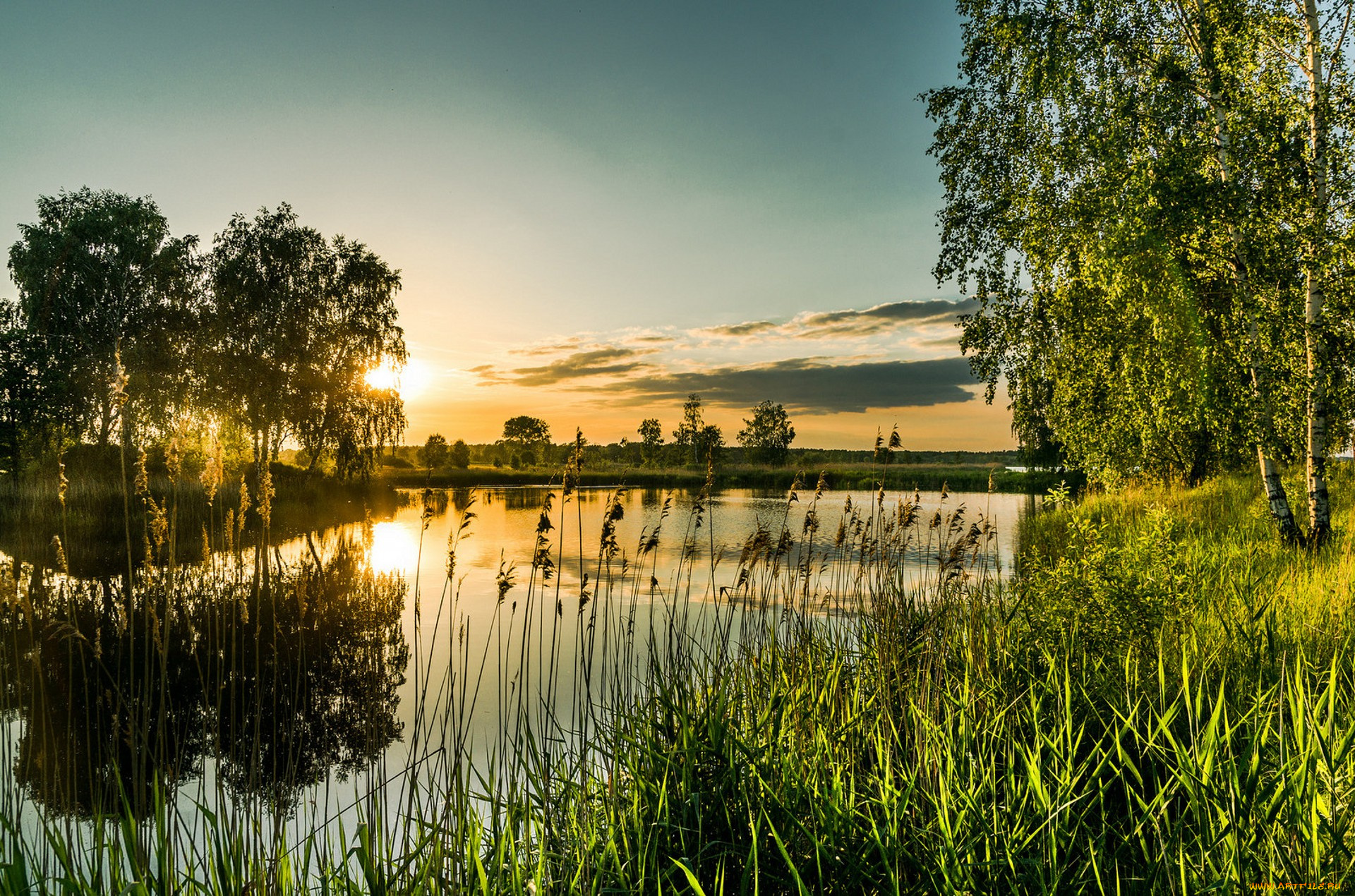 природа, реки, озера, простор