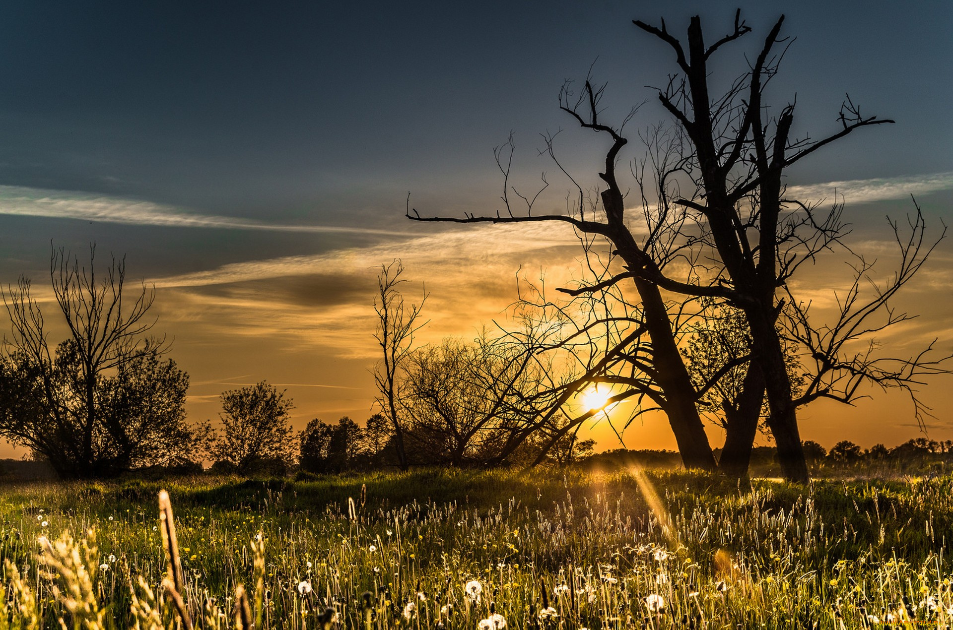природа, восходы, закаты, простор