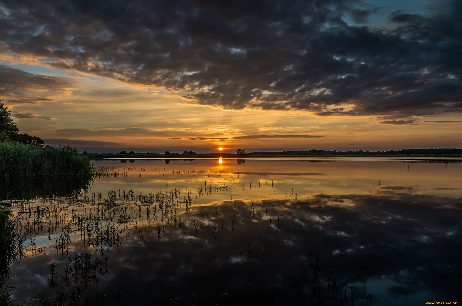 природа, восходы, закаты, простор