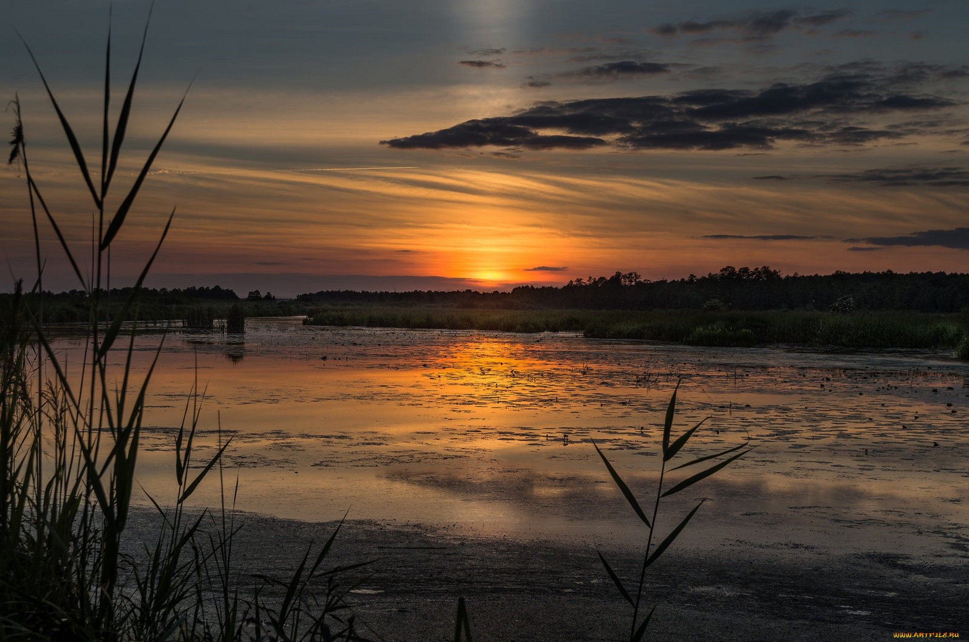 природа, восходы, закаты, простор