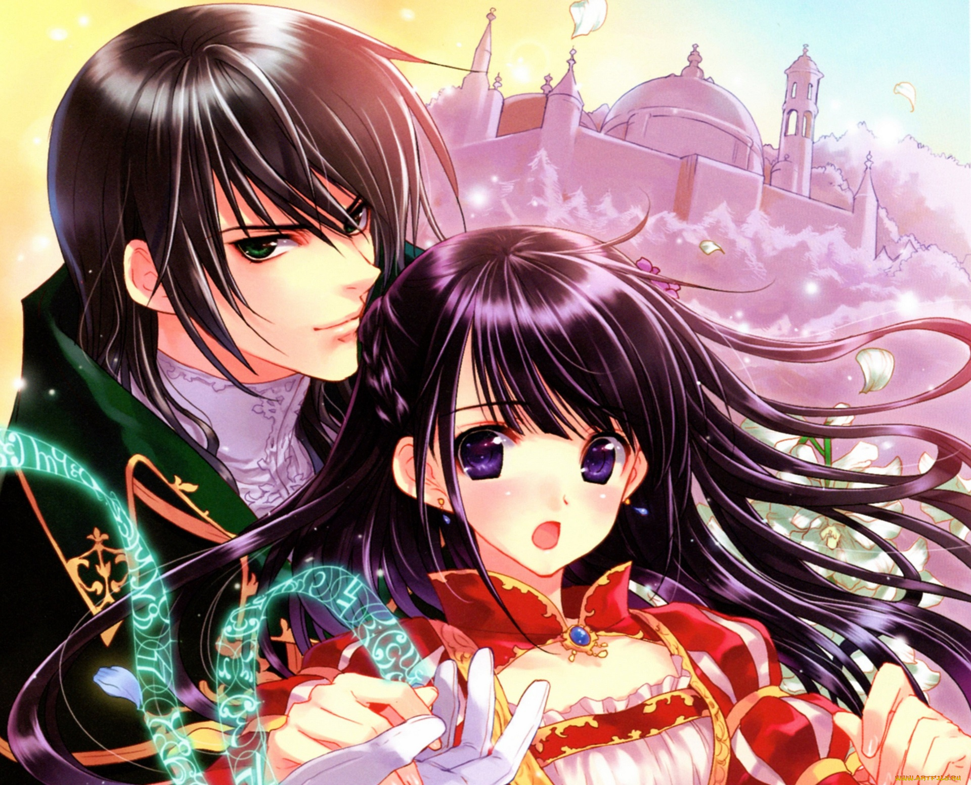 аниме, torikago, no, oujo, to, двое