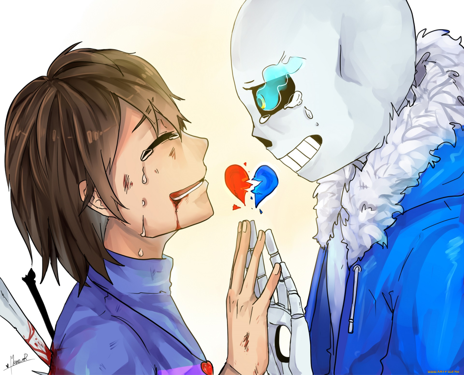 аниме, undertale, андертейл
