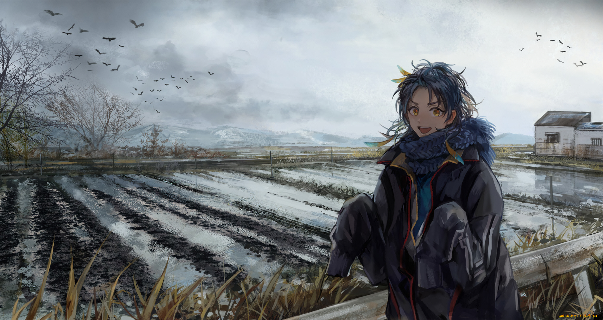 аниме, touken, ranbu, танец, мечей