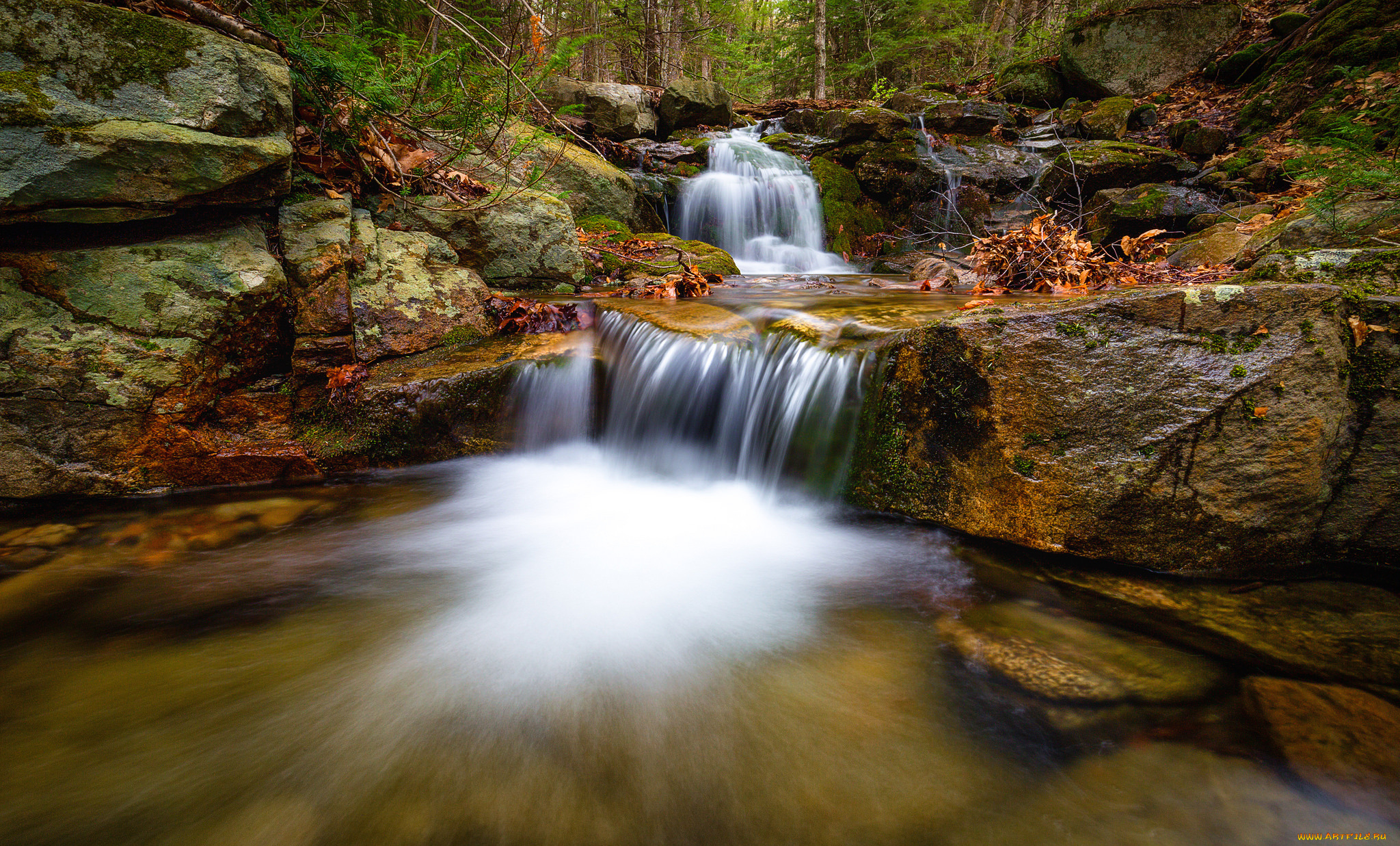 природа, водопады, простор