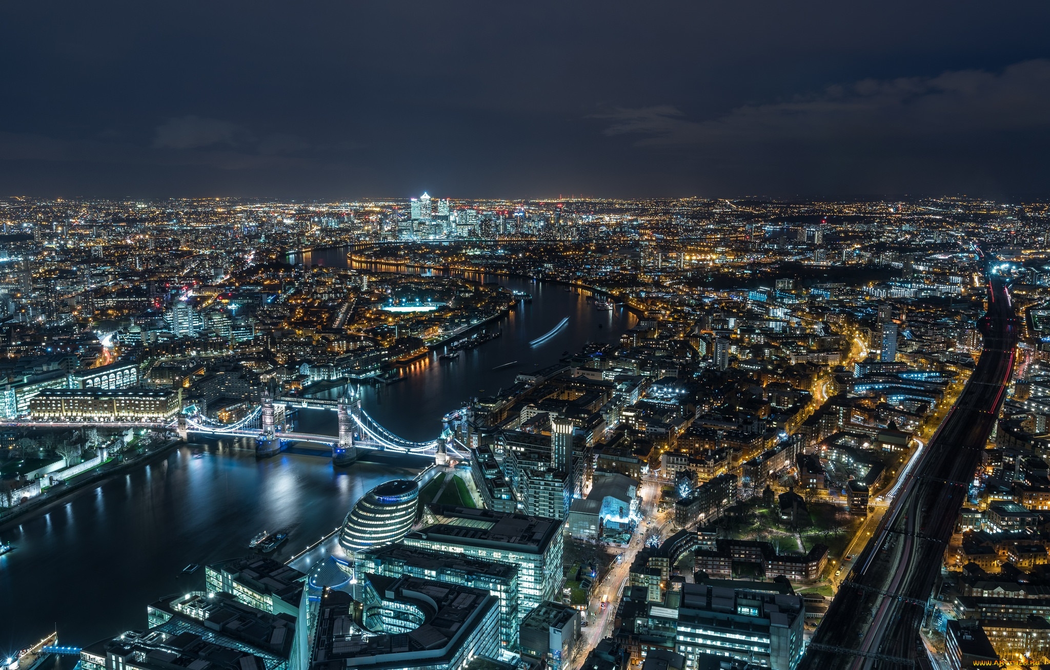 города, лондон, , великобритания, простор