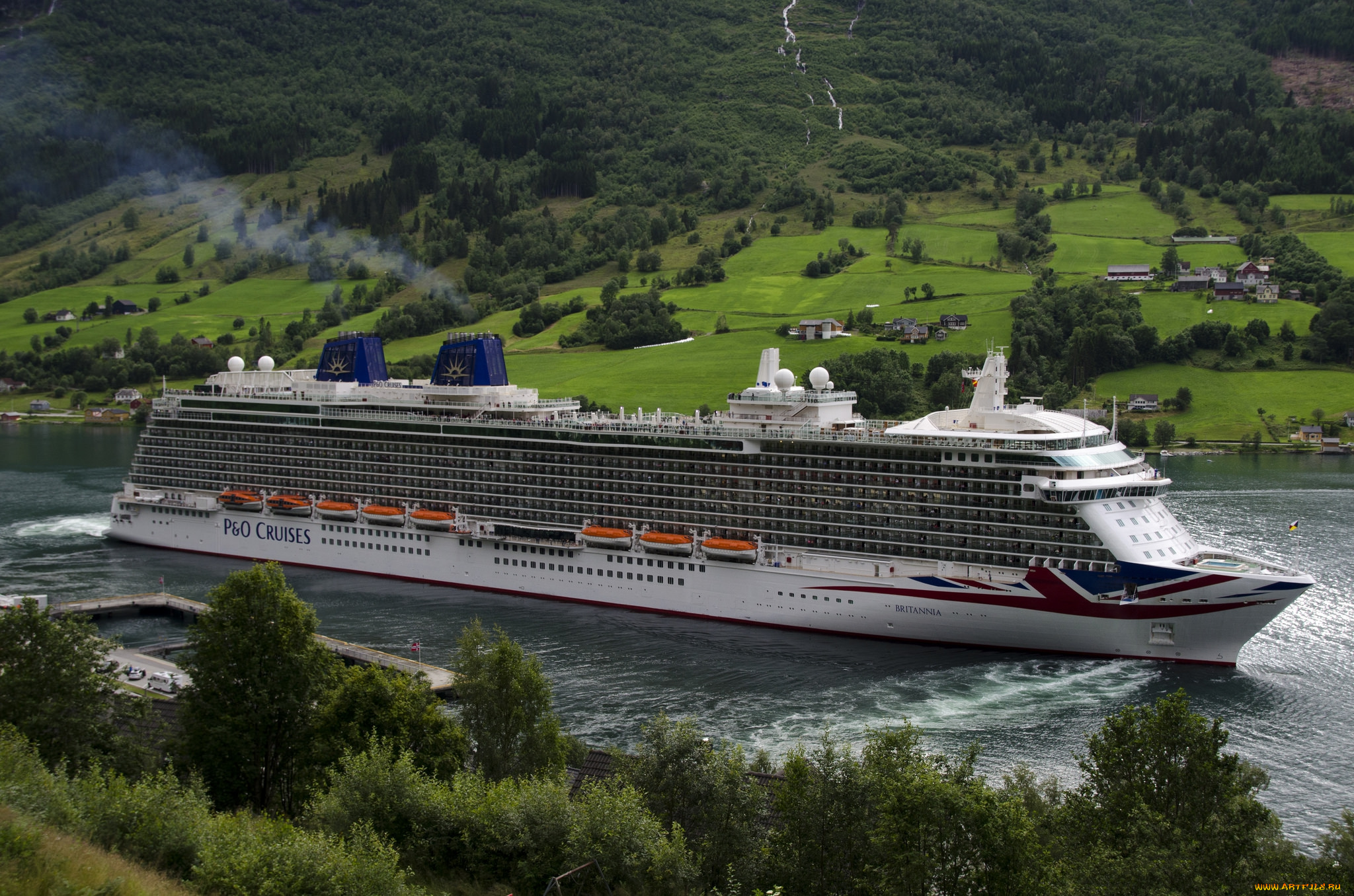 britannia, корабли, лайнеры, круиз, лайнер