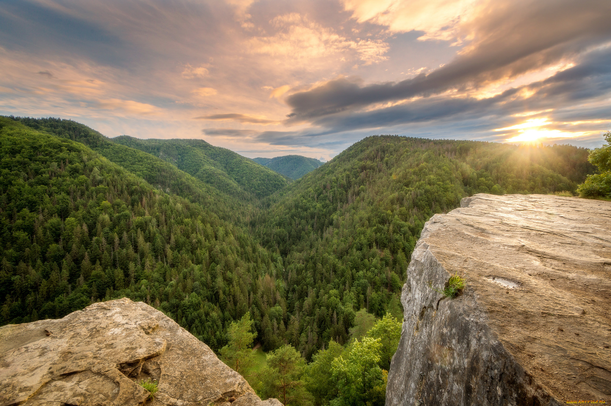 природа, горы, простор