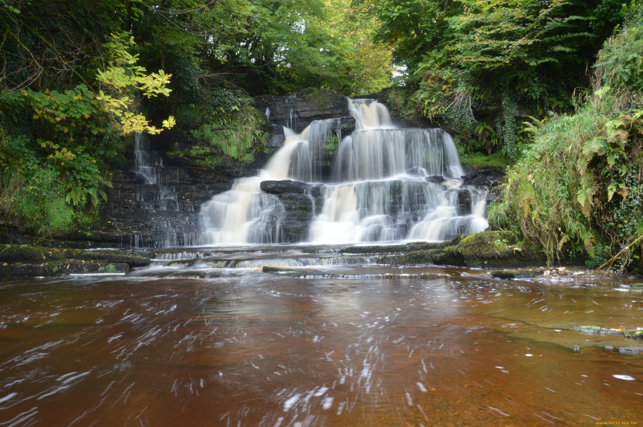 природа, водопады, простор