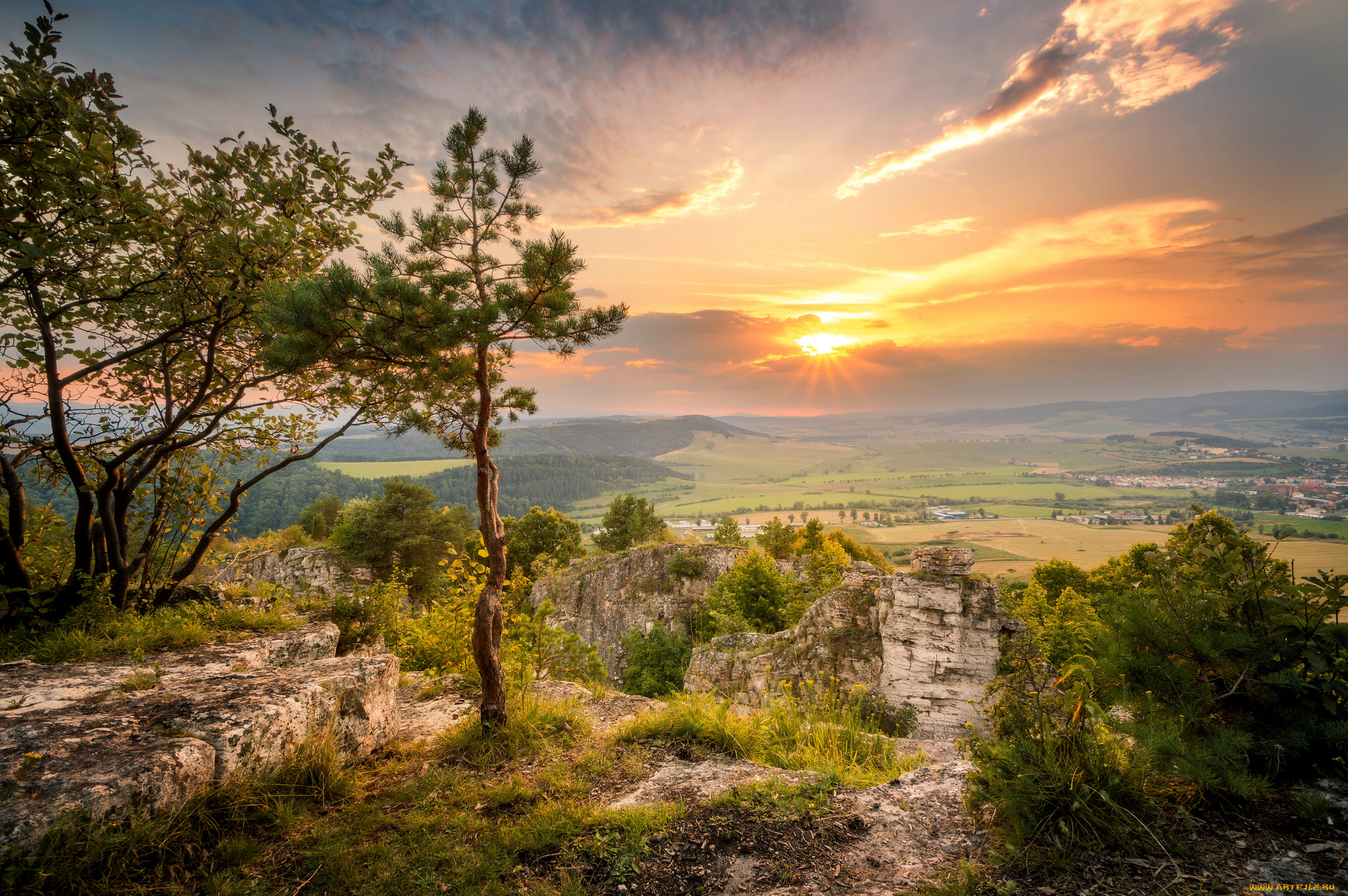 природа, восходы, закаты, простор