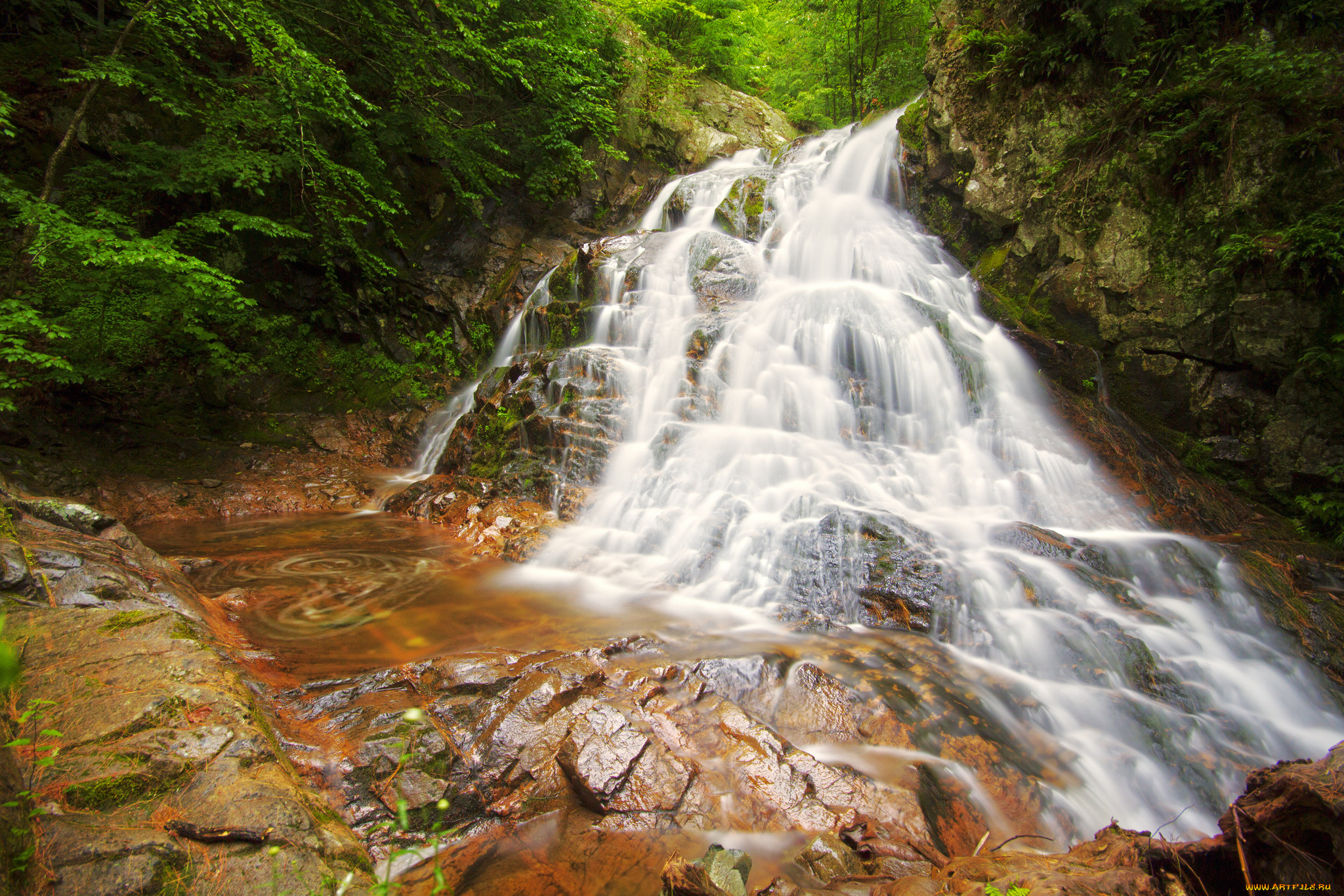 природа, водопады, простор