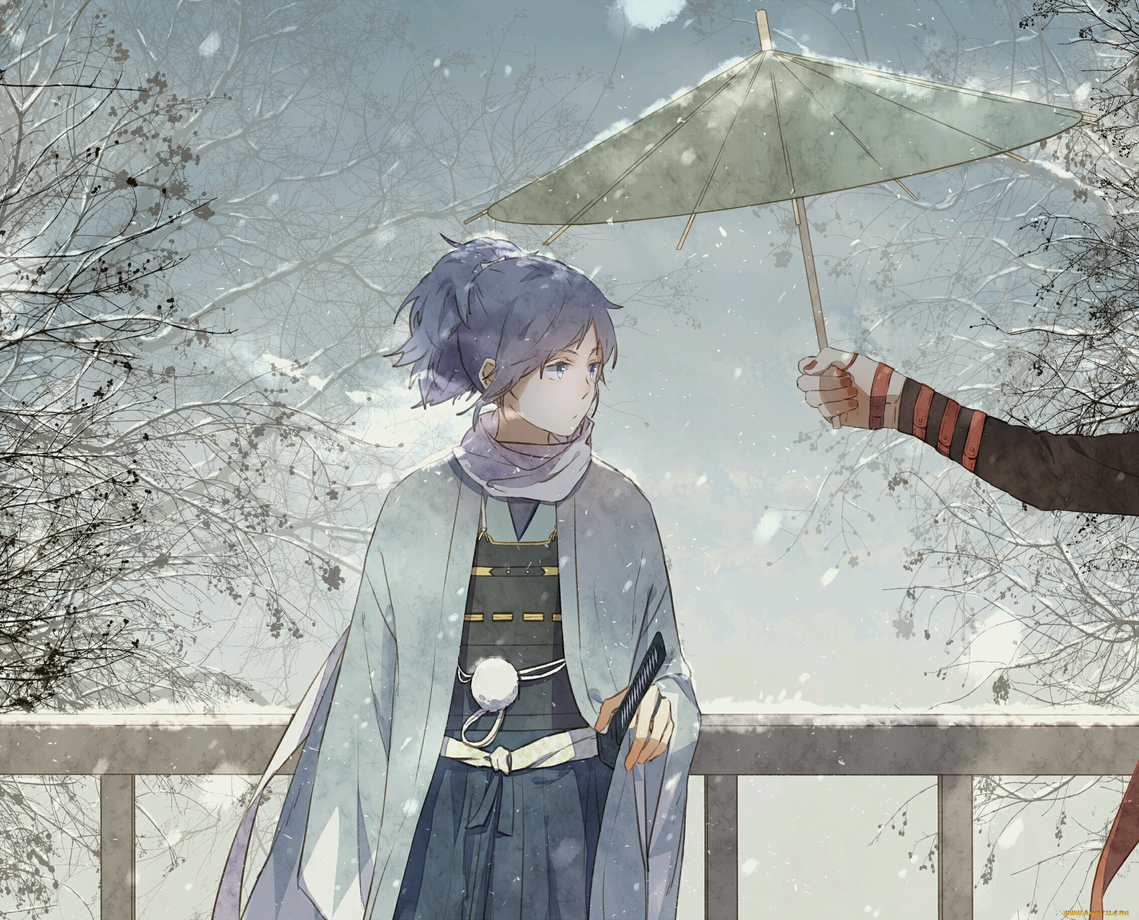 аниме, touken, ranbu, танец, мечей