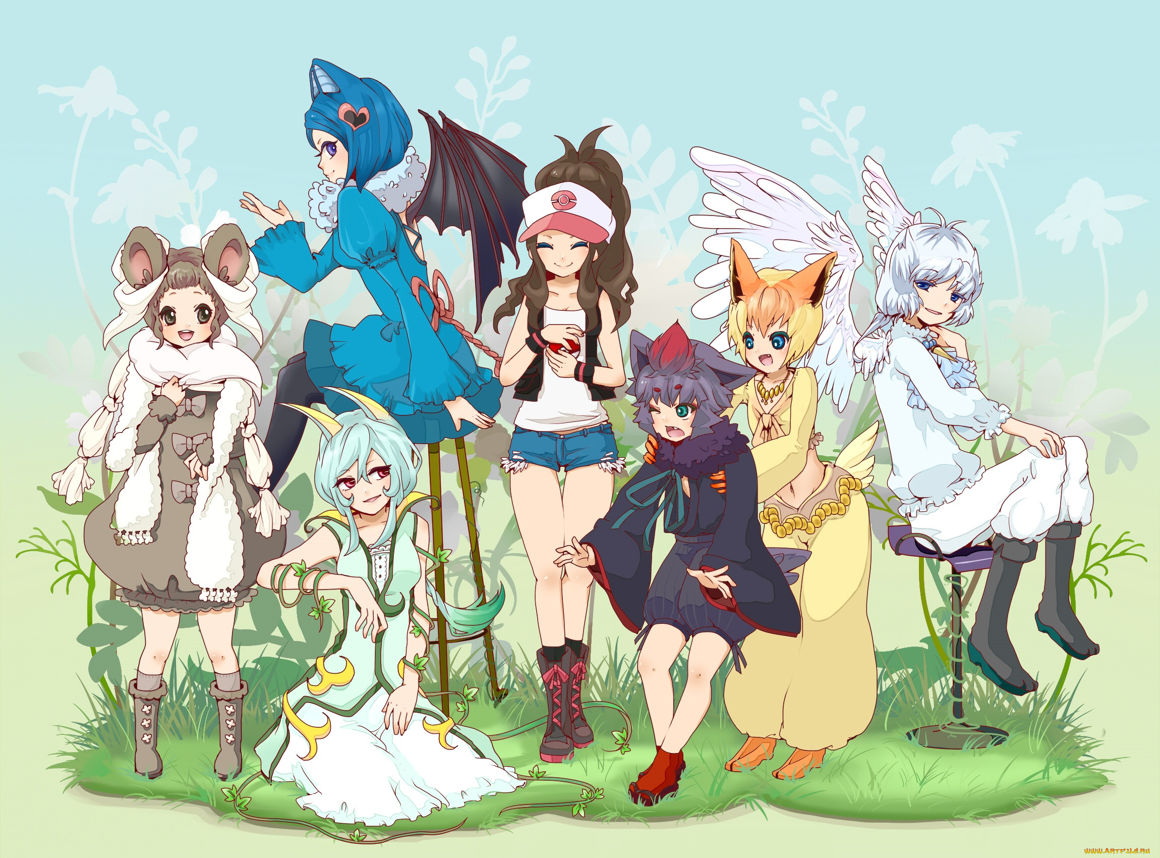 аниме, pokemon, покемон