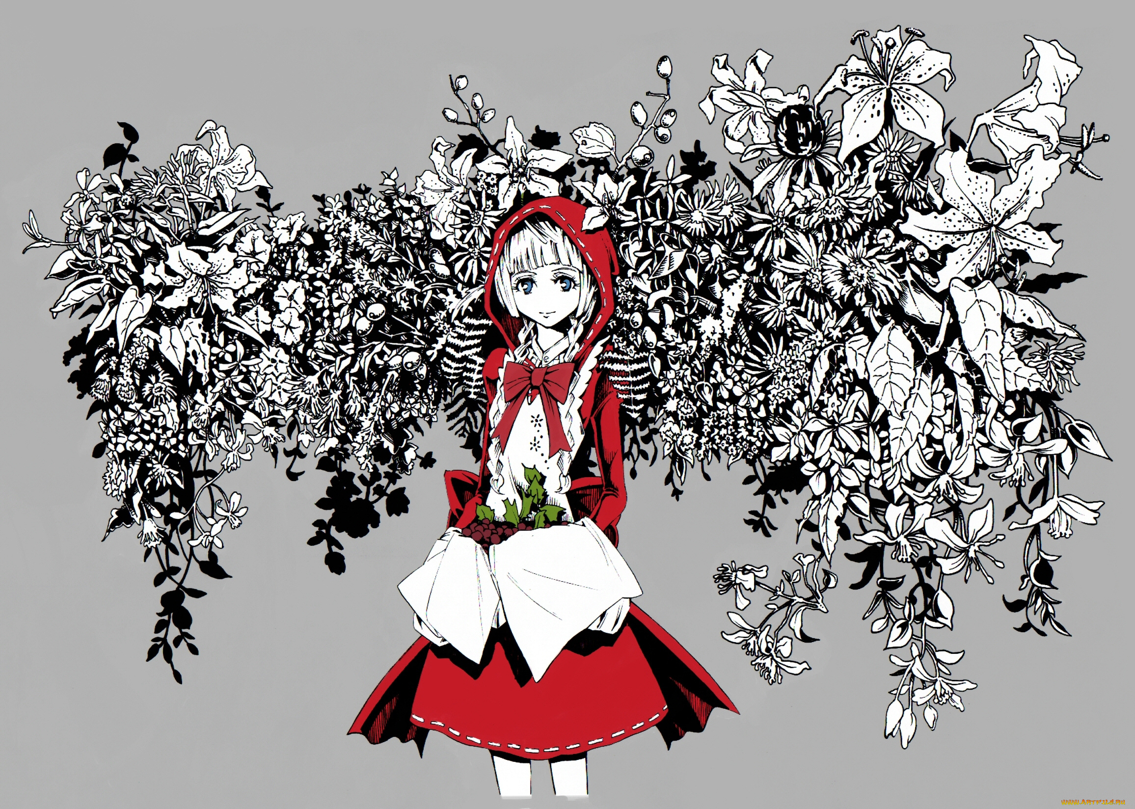 аниме, unknown, , другое, red, riding, hood