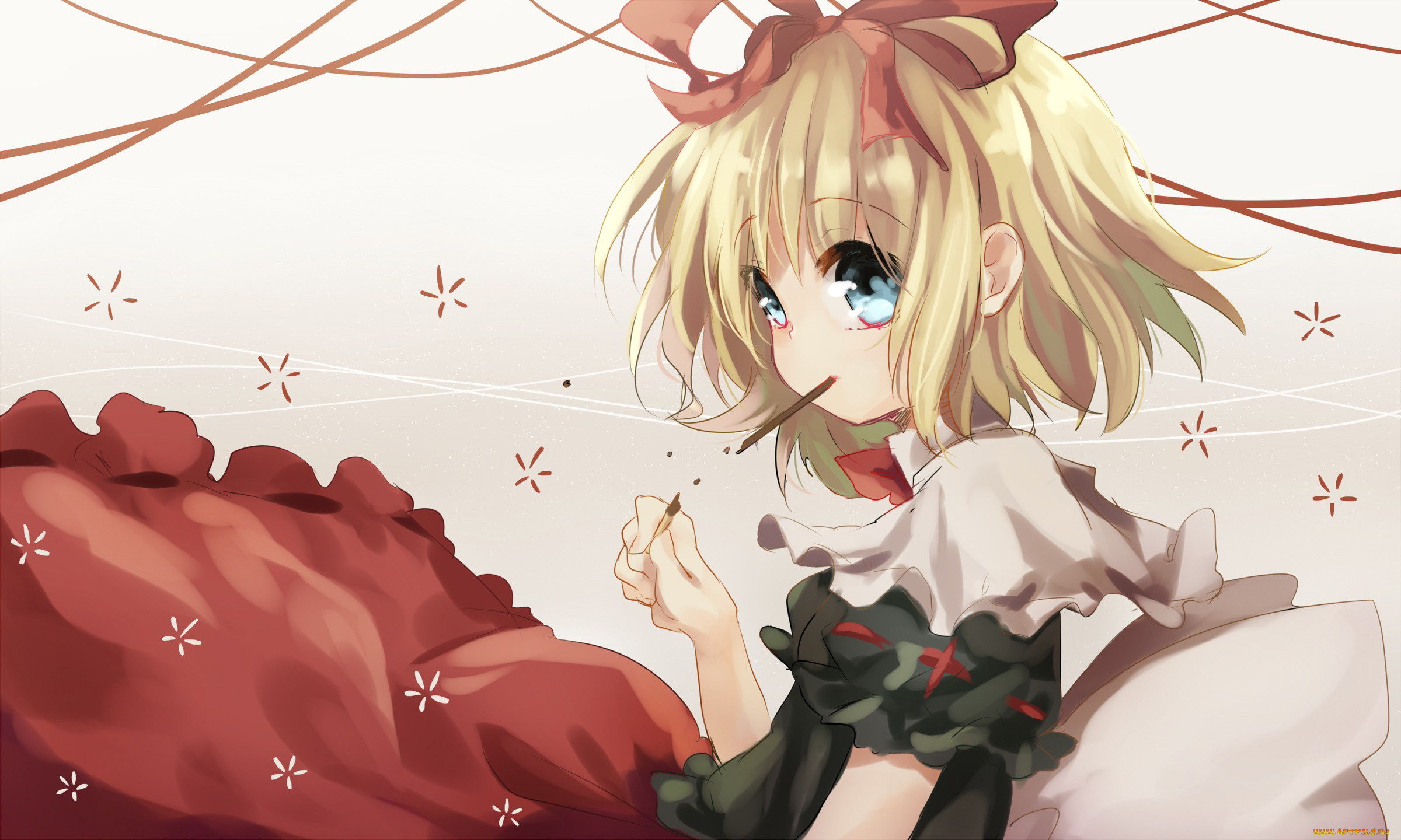 аниме, touhou, девочка