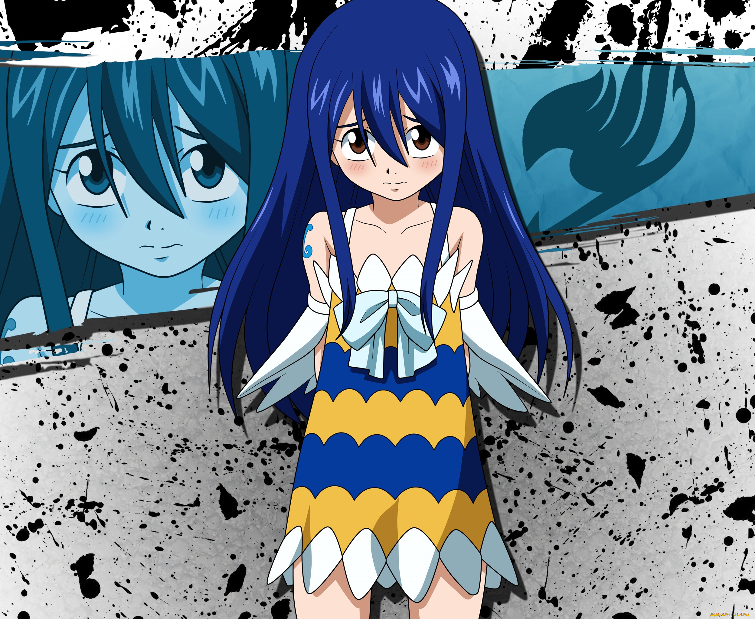 аниме, fairy, tail, венди