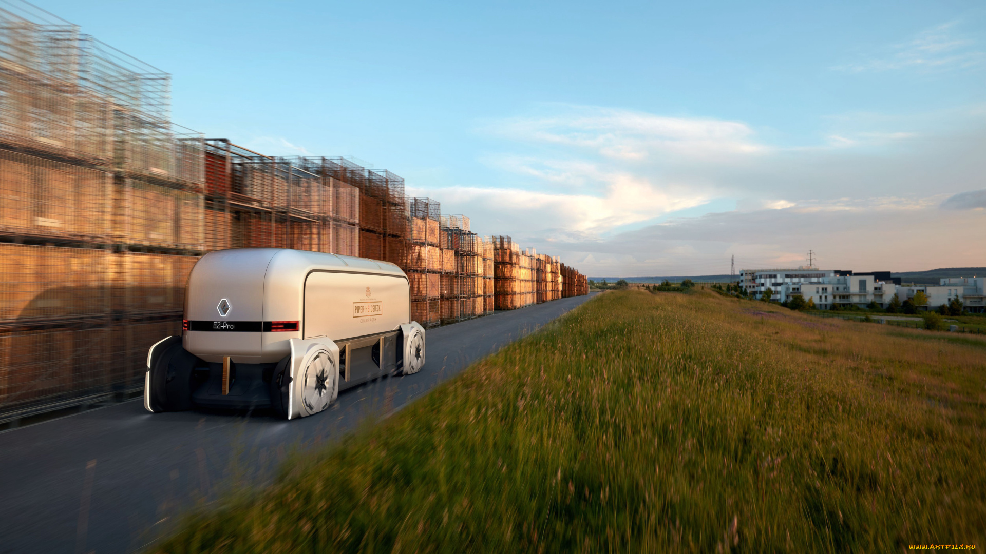 2018, renault, ez-pro, автомобили, renault, транспорт, технологии, ez-pro, рено, концепт, электрический