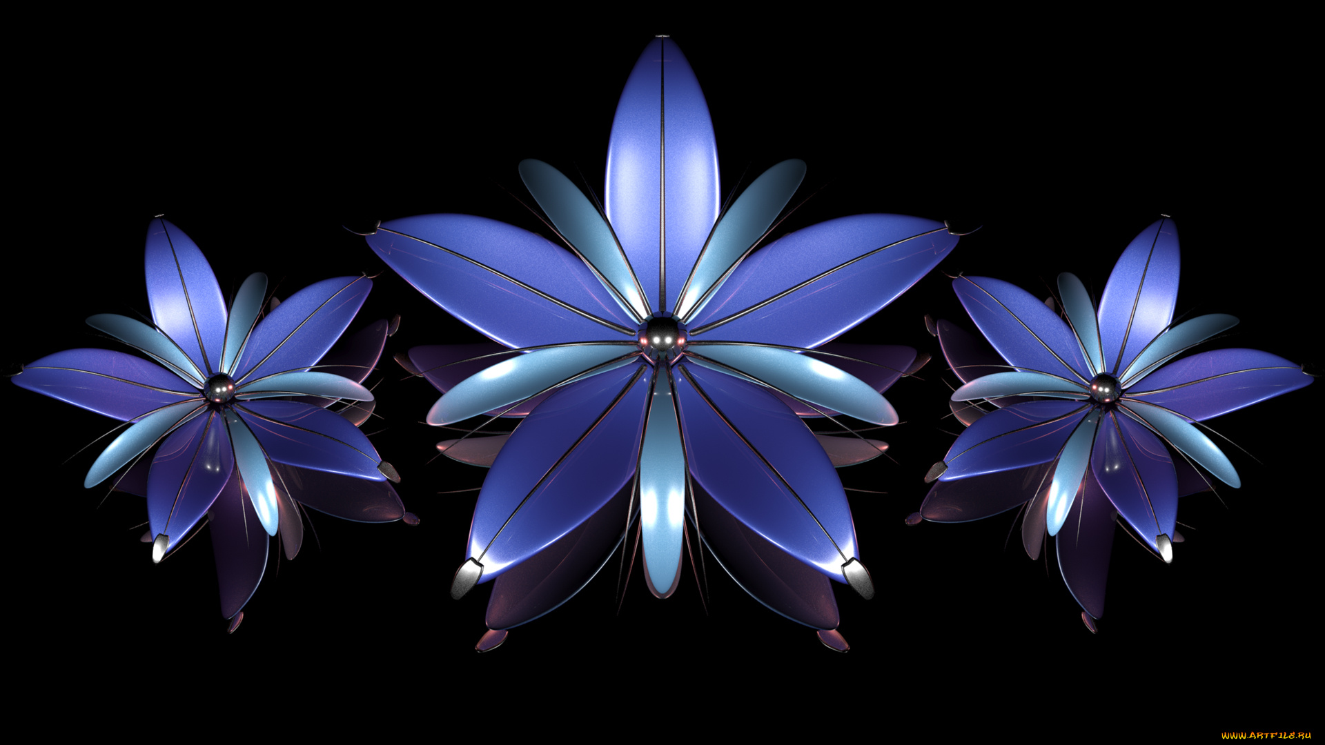 3д, графика, цветы, , flowers, цвет, фон, узор