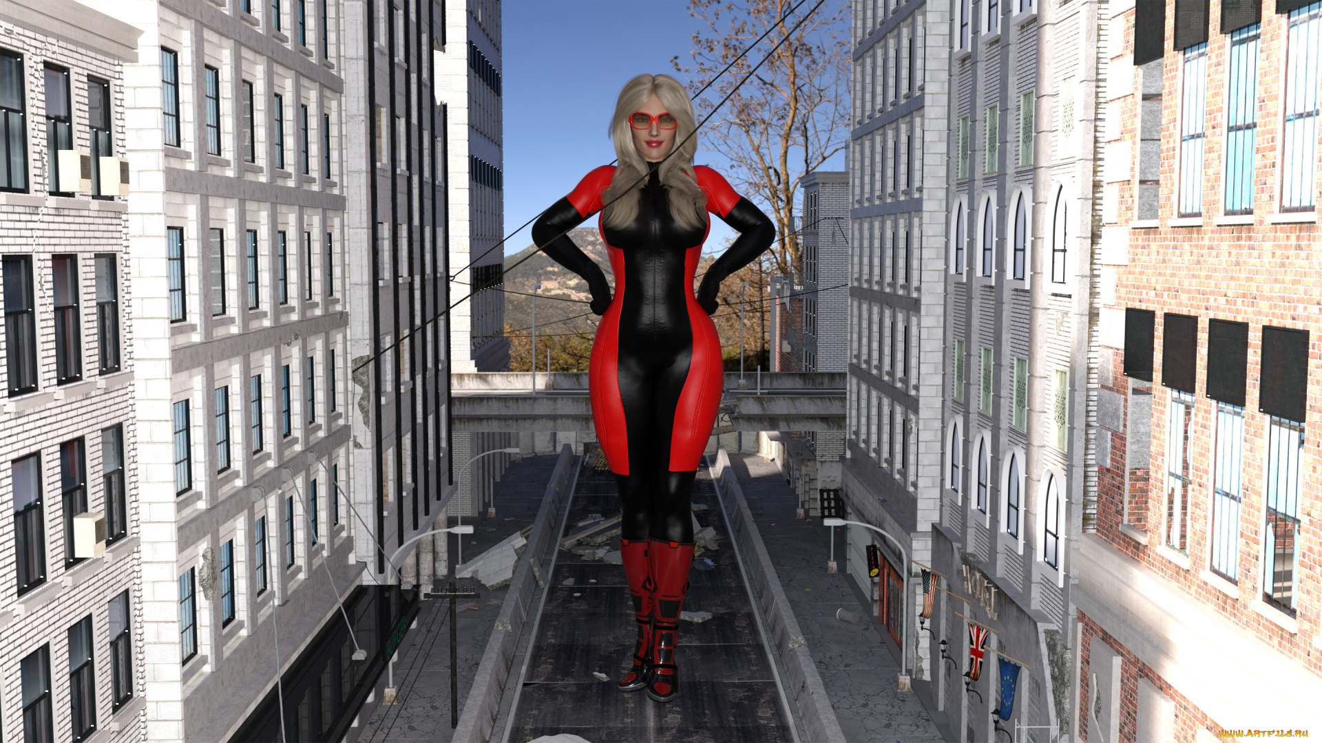 3д, графика, фантазия, , fantasy, девушка, фон, взгляд