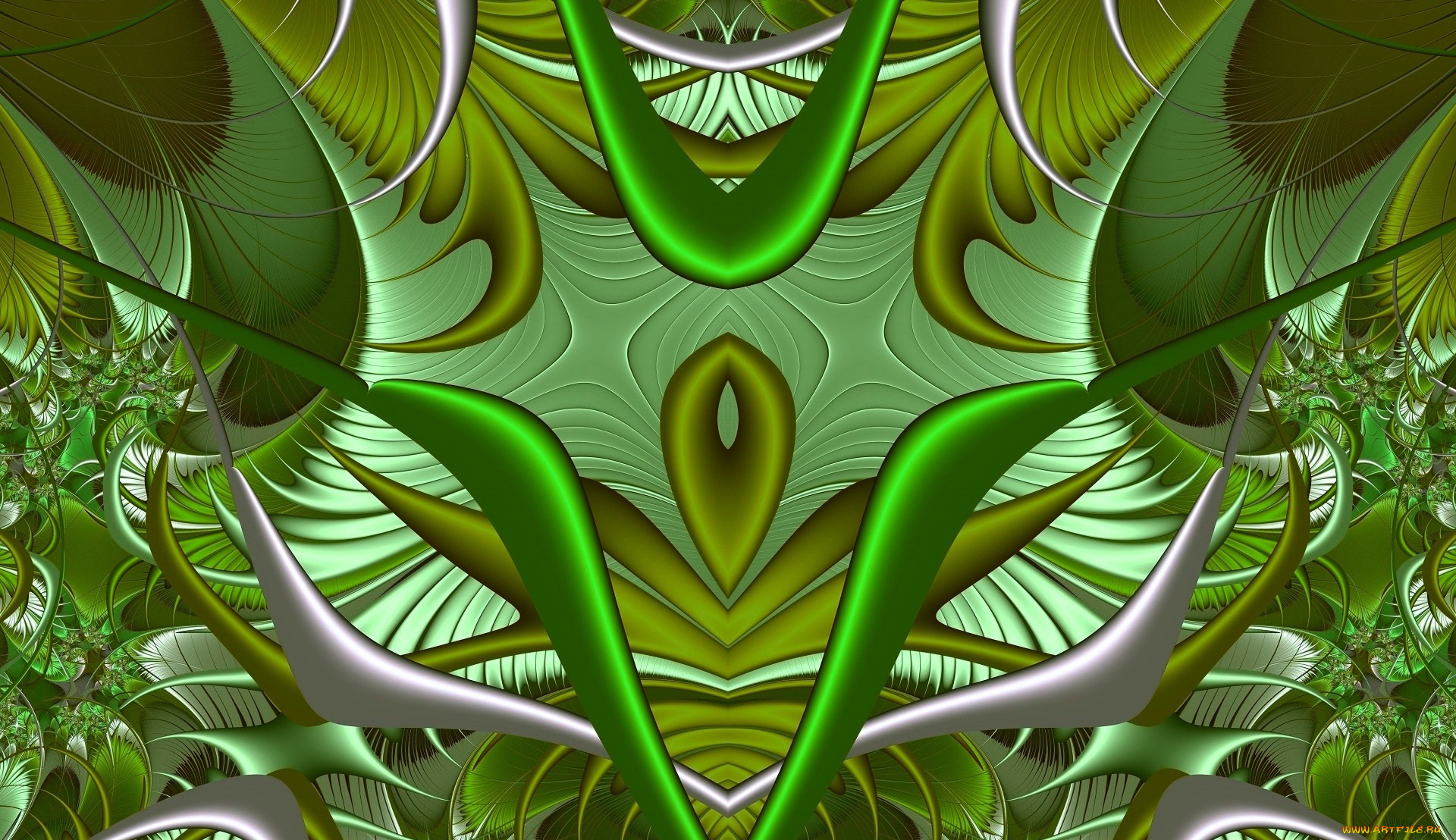 3д, графика, фракталы, , fractal, узор, фон, цвет