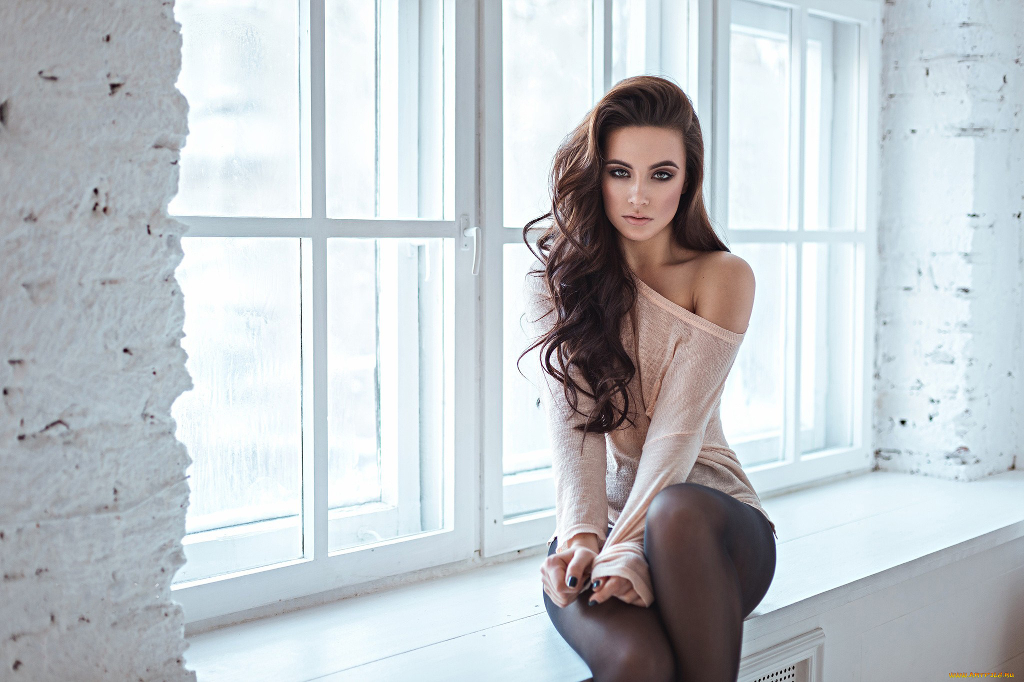 девушка, девушки, -unsort, , брюнетки, темноволосые, модель, kseniya, klimenko