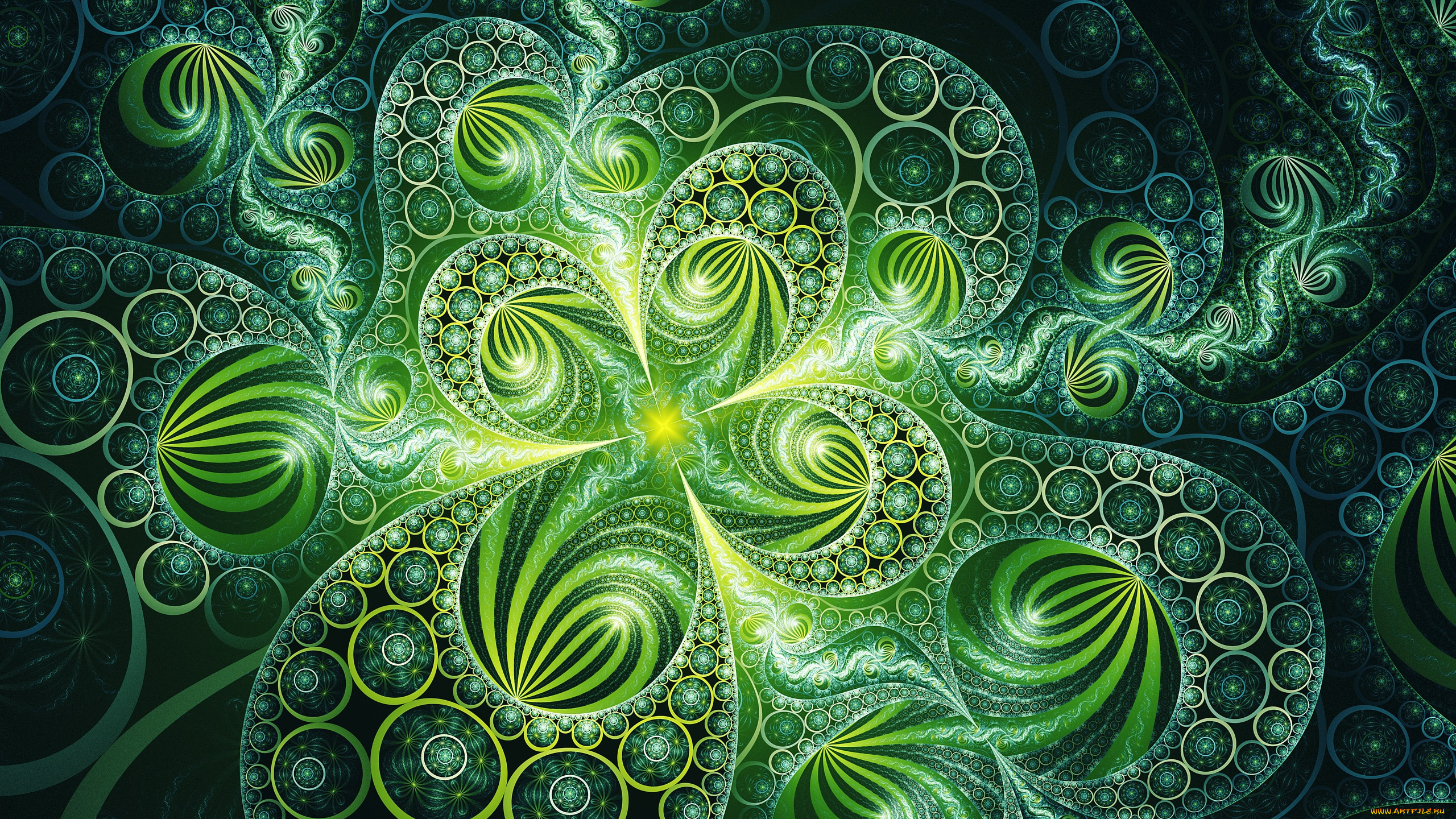 3д, графика, фракталы, , fractal, цвет, фон, узор