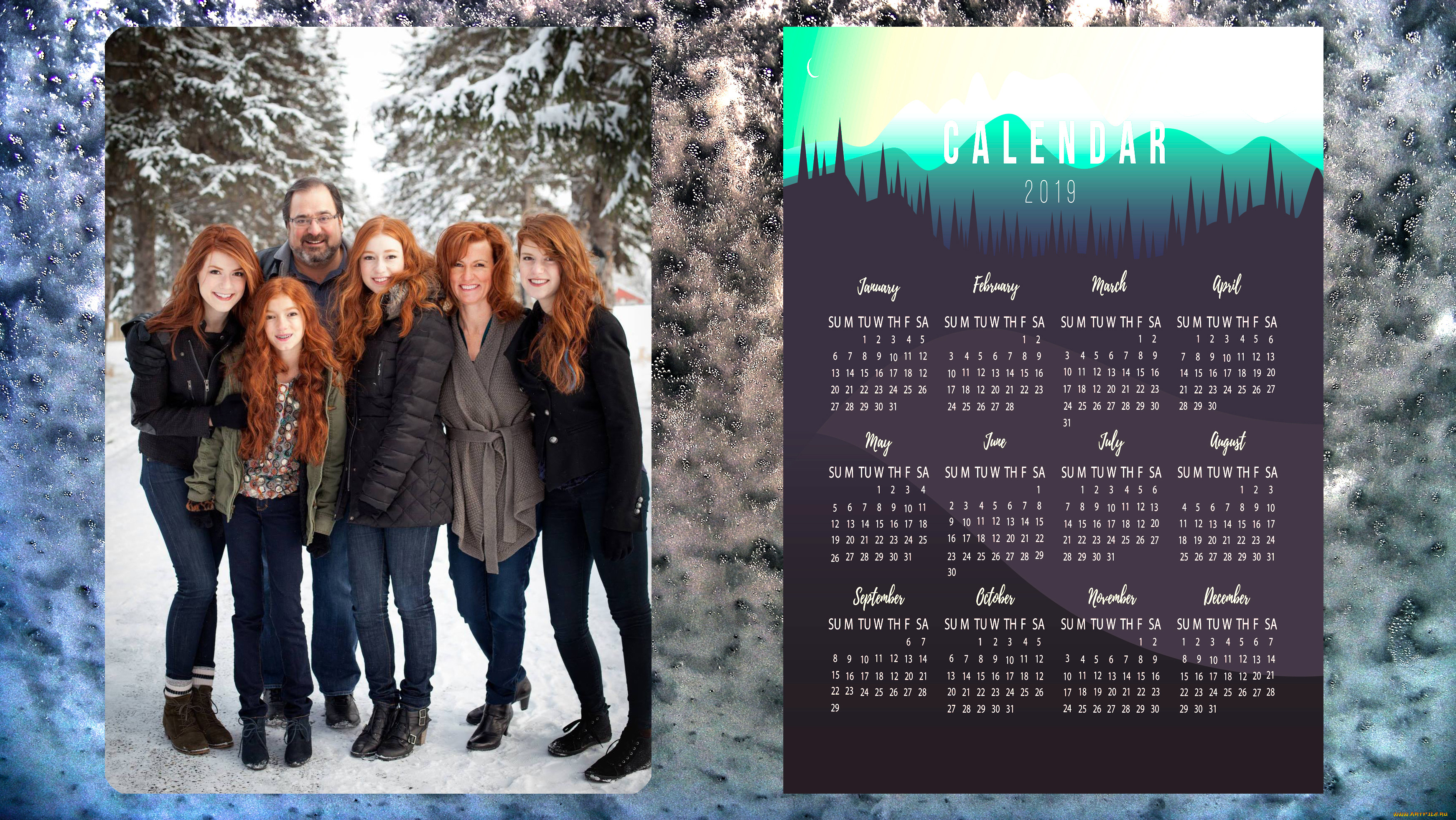 календари, люди, рыжий, взгляд, девушка, мужчина, женщина