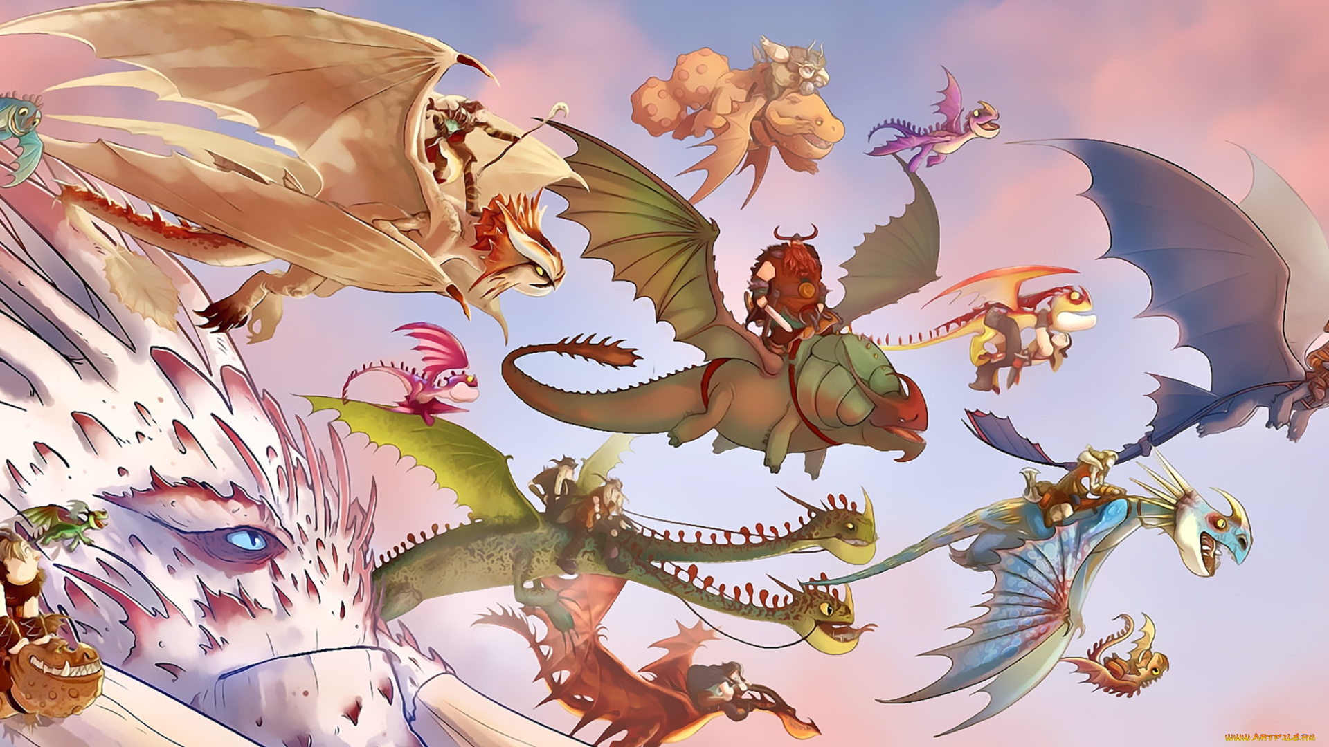 календари, фэнтези, calendar, существо, крылья, полет, дракон, 2019