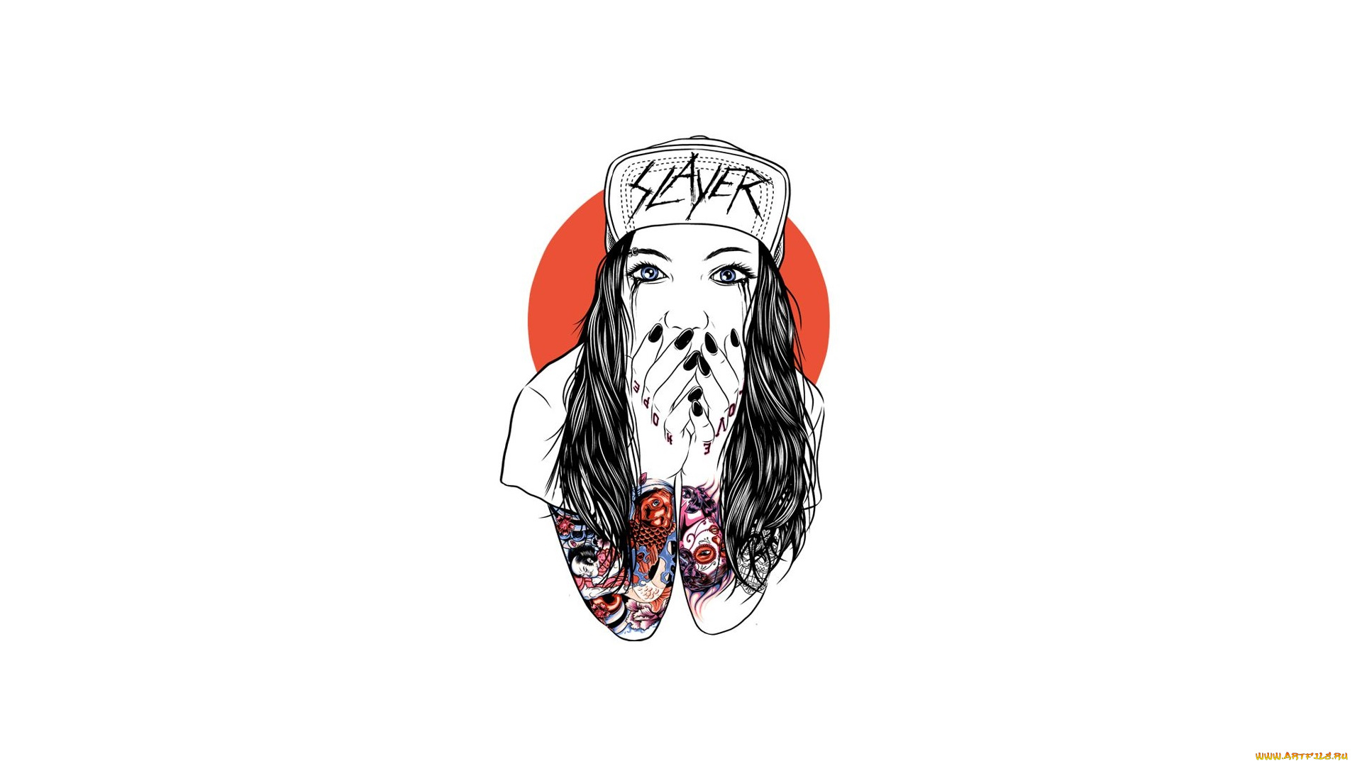 рисованное, минимализм