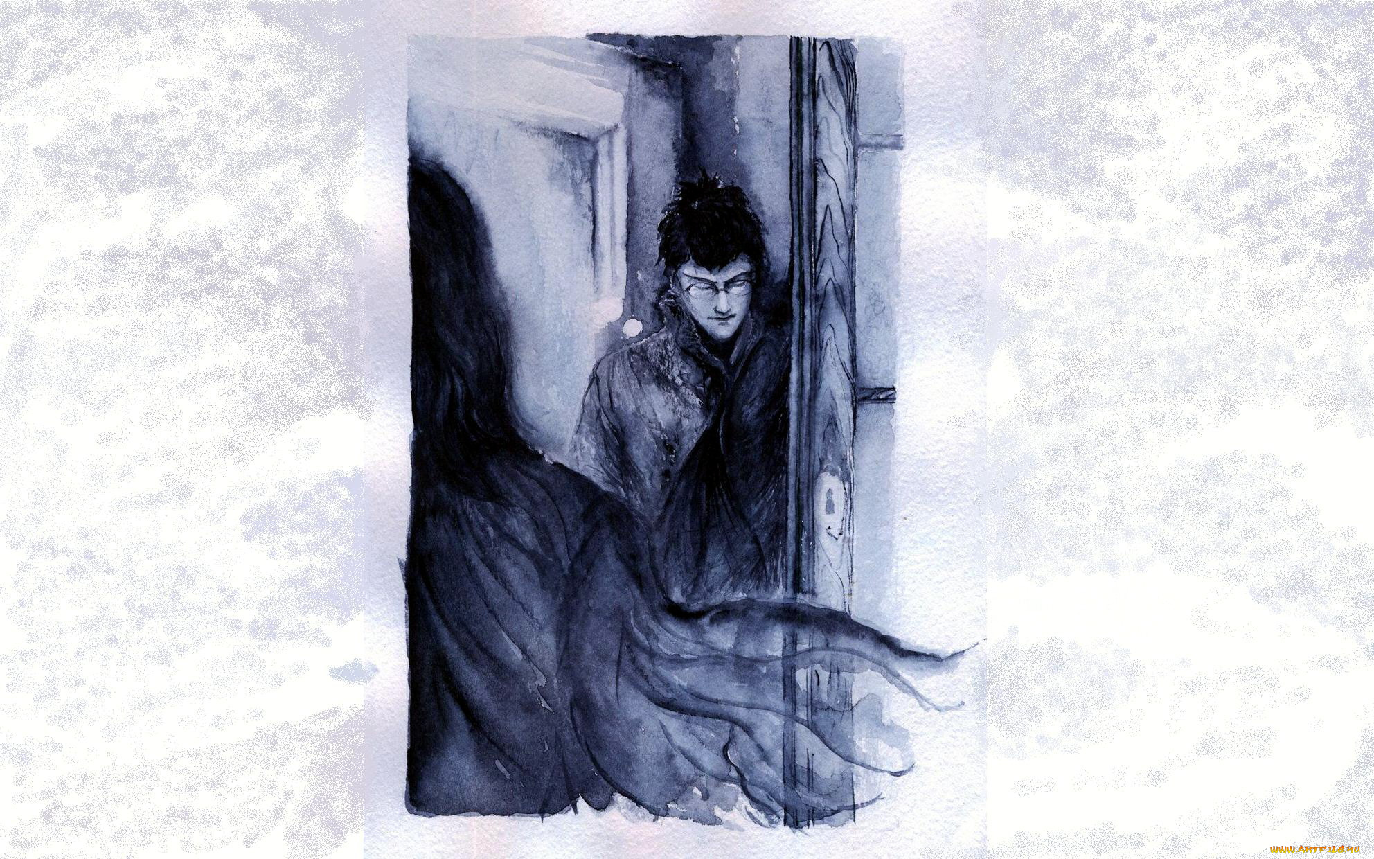 рисованное, кино, дверь, гарри, поттер