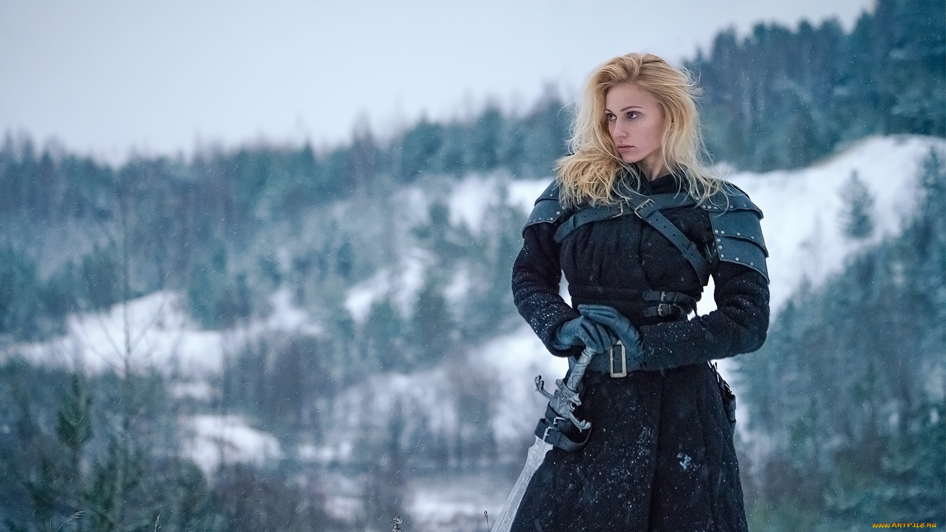 darya, lefler, девушки, дарья, лефлер, darya, lefler, воин, меч, доспехи, средневековье, рыцарь, холодное, оружие, дарья, лефлер, cosplay, блондинка, девушка, модель, наряд, поза, макияж, причёска, взгляд