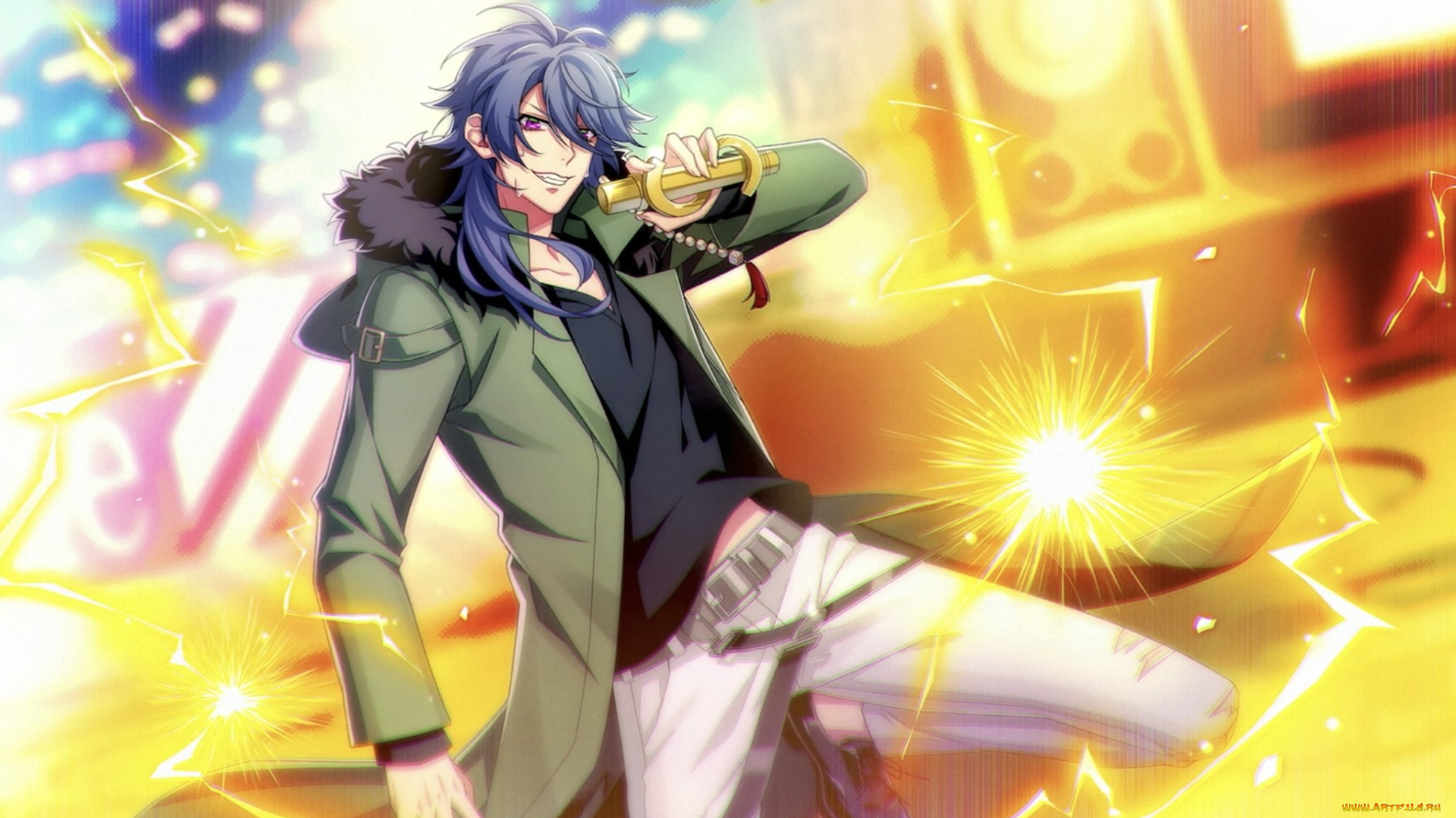 аниме, hypnosis, mic, hypnosis, mic