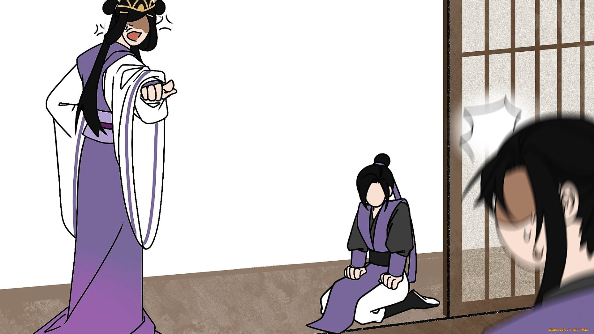 аниме, mo, dao, zu, shi, госпожа, юй, вэй, усянь, цзян, чен, наказание