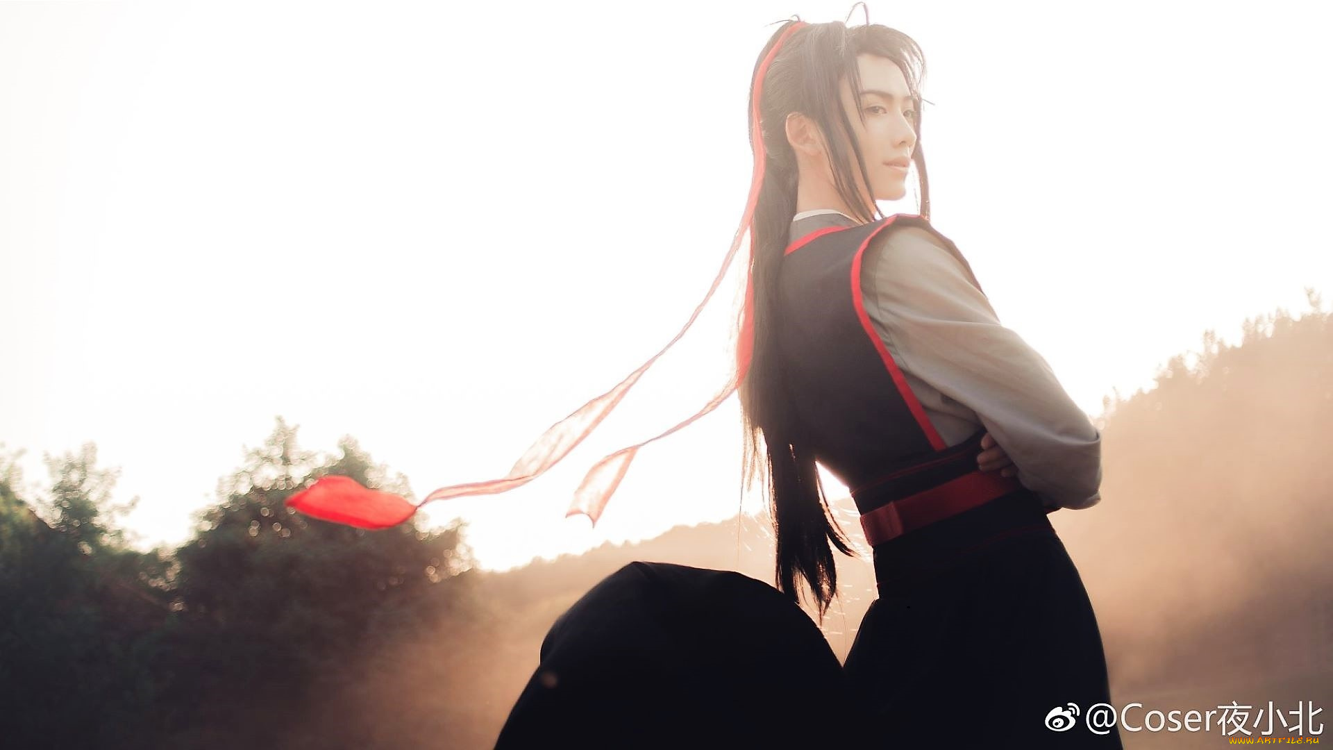 мужчины, -, креатив, , косплей, вэй, усянь, костюм