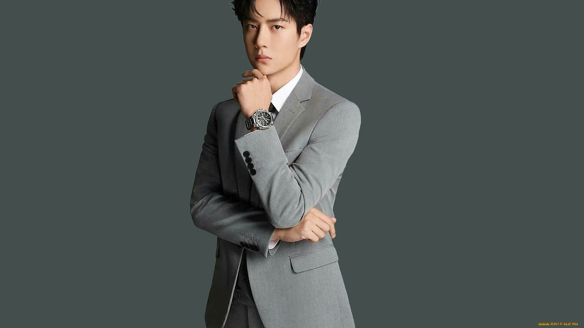 мужчины, wang, yi, bo, актер, певец, костюм, часы