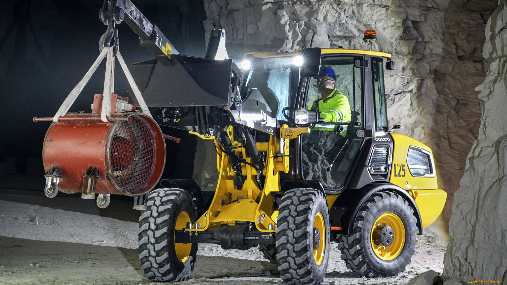 техника, фронтальные, погрузчики, volvo