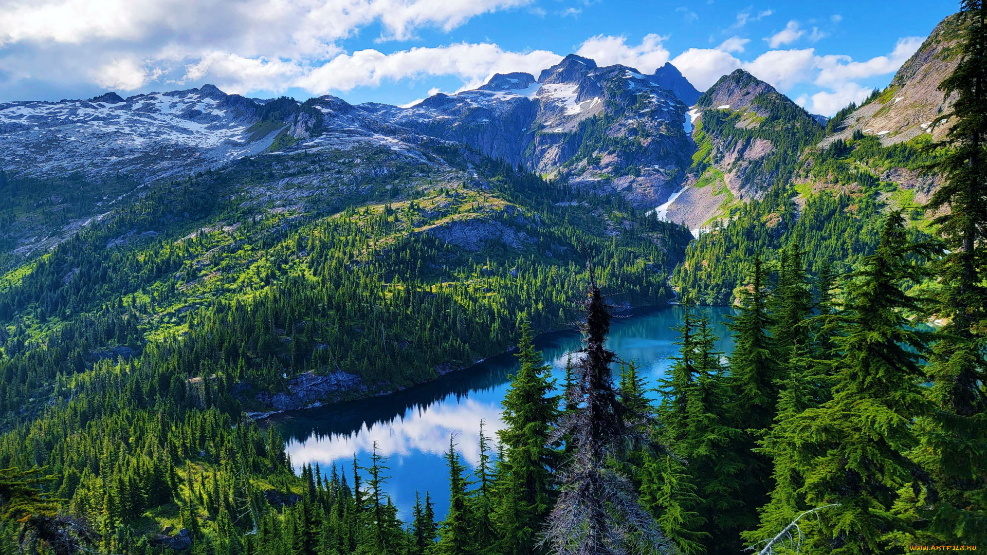 thornton, lake, north, cascades, np, природа, реки, озера, thornton, lake, north, cascades, np