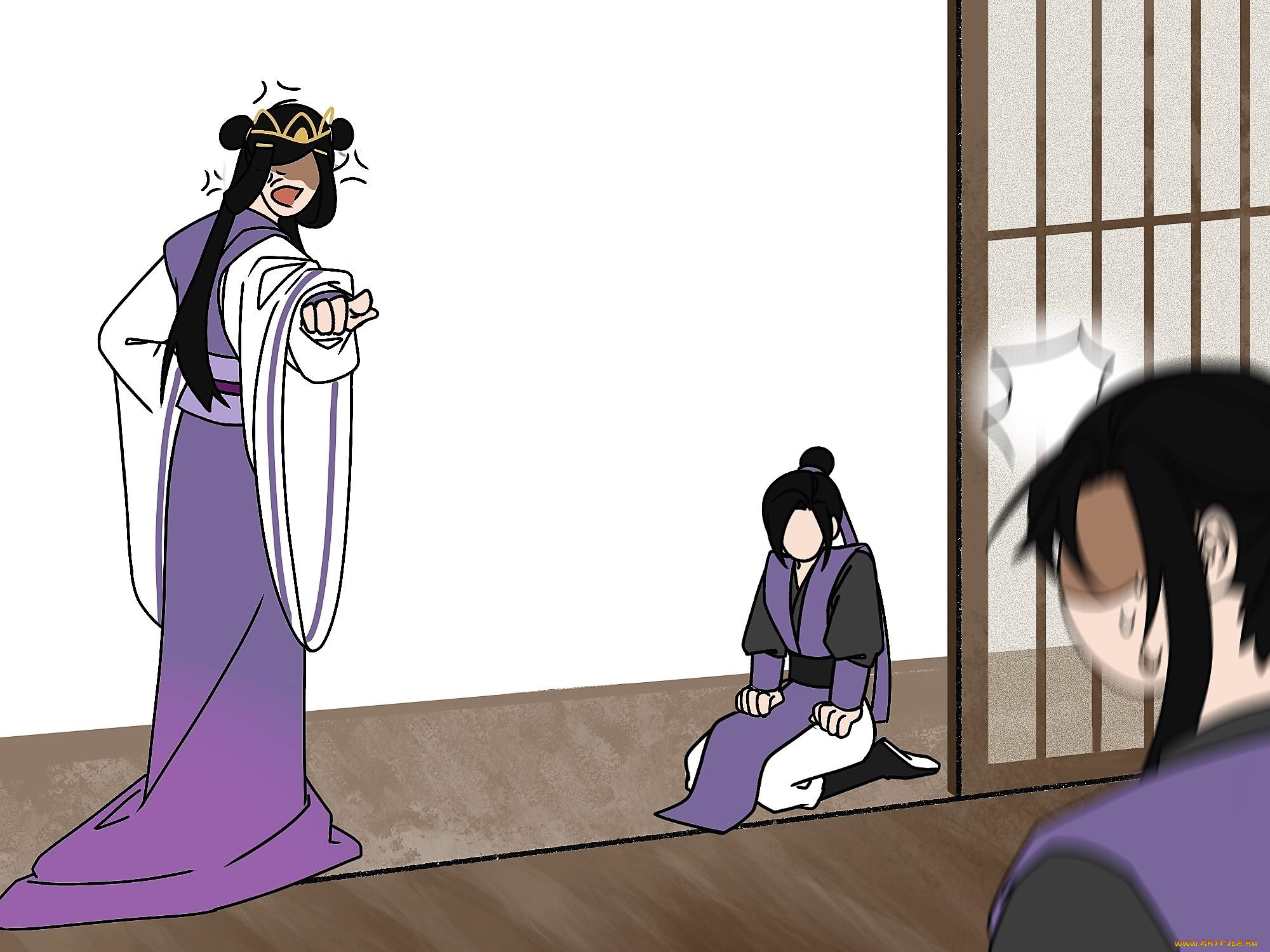 аниме, mo, dao, zu, shi, госпожа, юй, вэй, усянь, цзян, чен, наказание