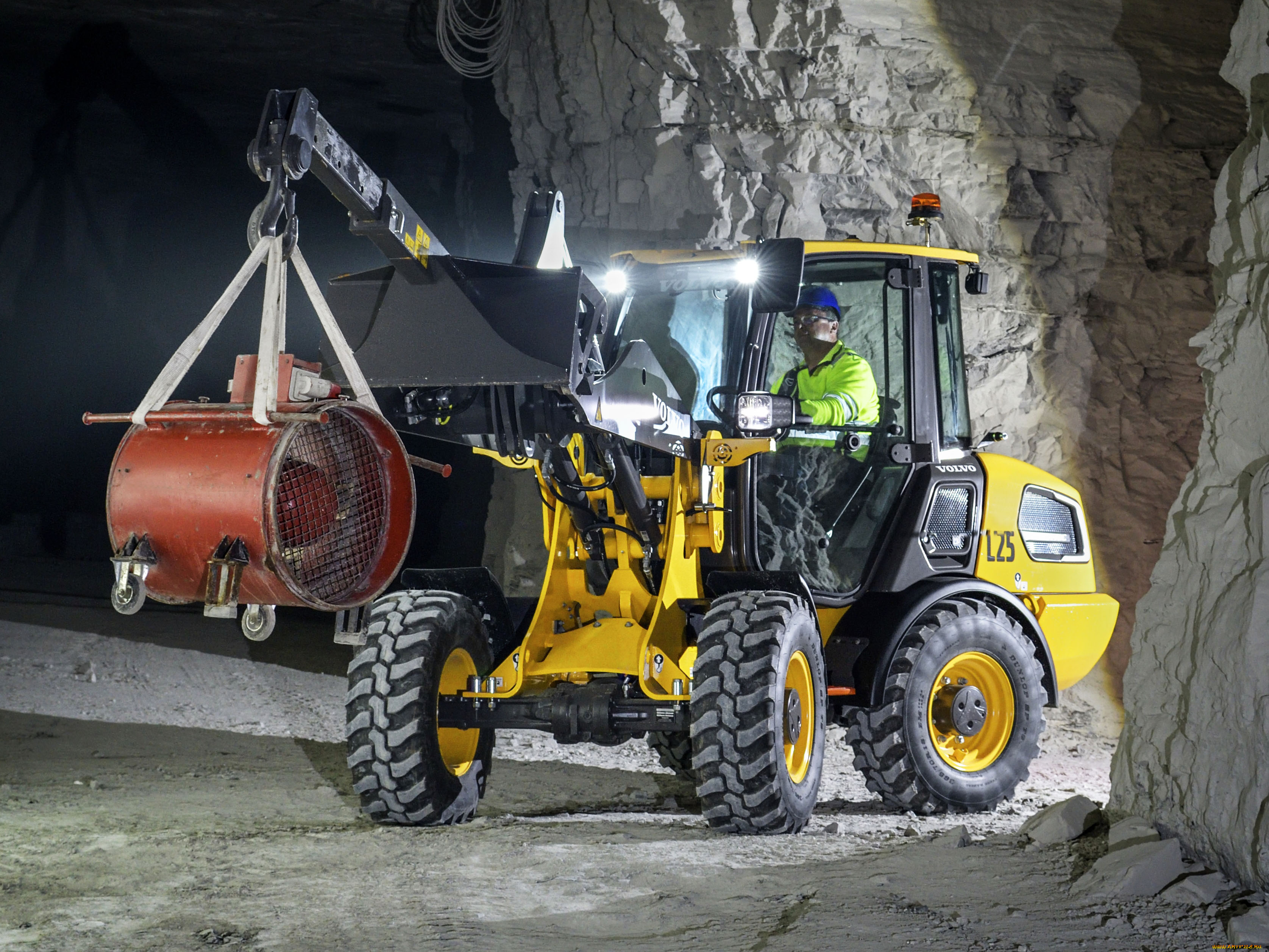 техника, фронтальные, погрузчики, volvo