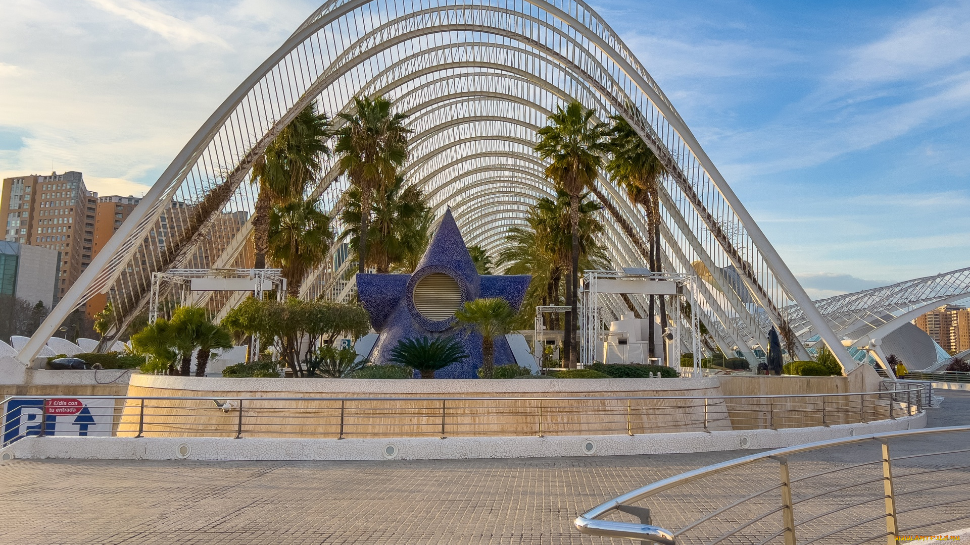 города, валенсия, , испания, сквер