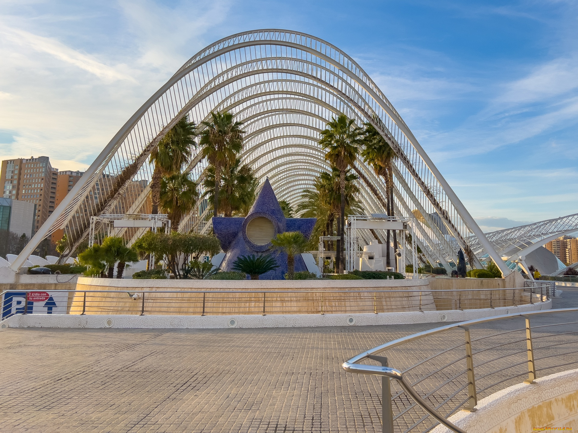 города, валенсия, , испания, сквер